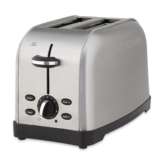 Oster TSSTTRWF2S001 2Slice Toaster Brushed Stainless Steel/Black
