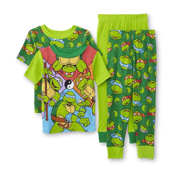 Teenage mutant ninja turtles boys 4piece leo costume print pajama set