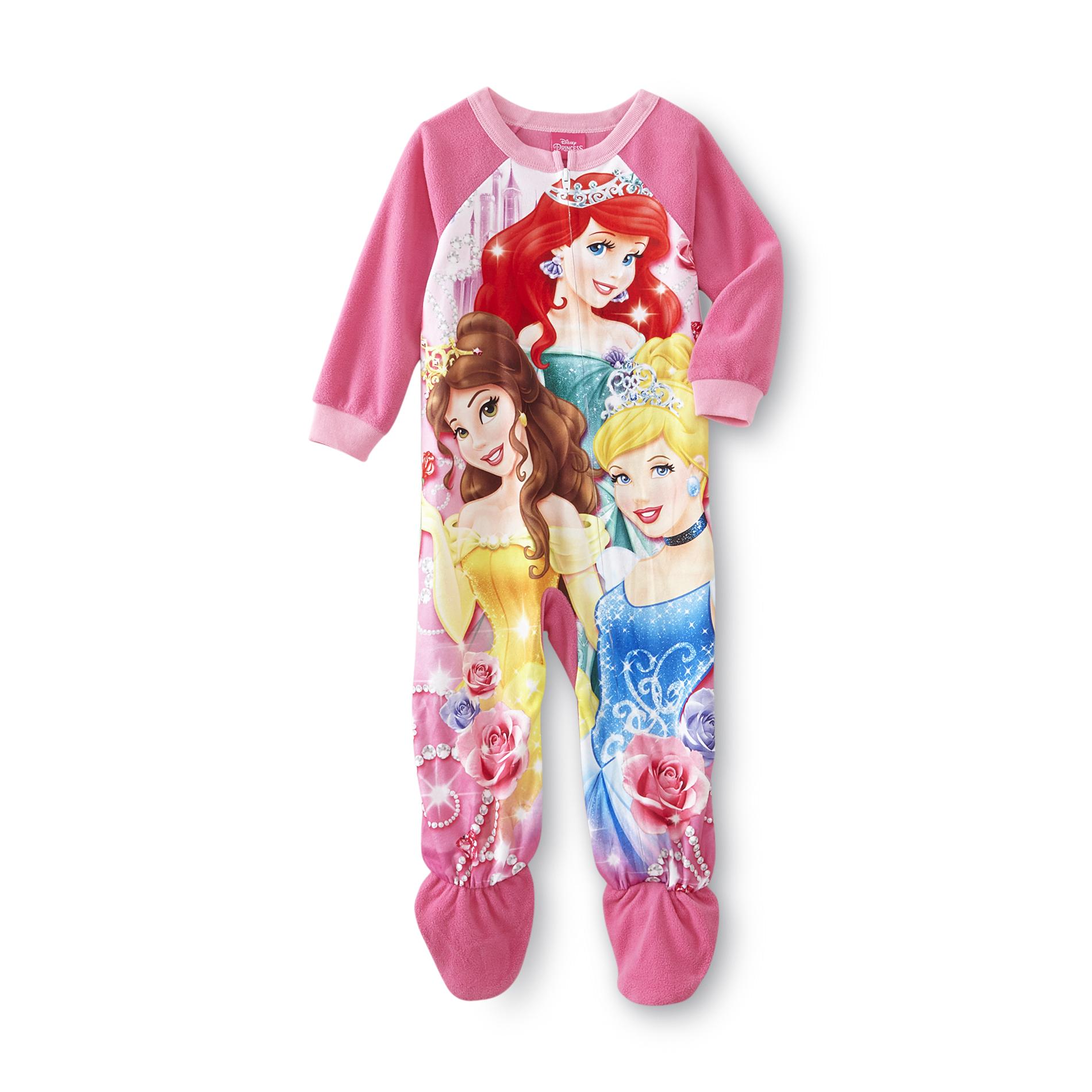 Princess Infant & Toddler Girl's Footed Pajamas