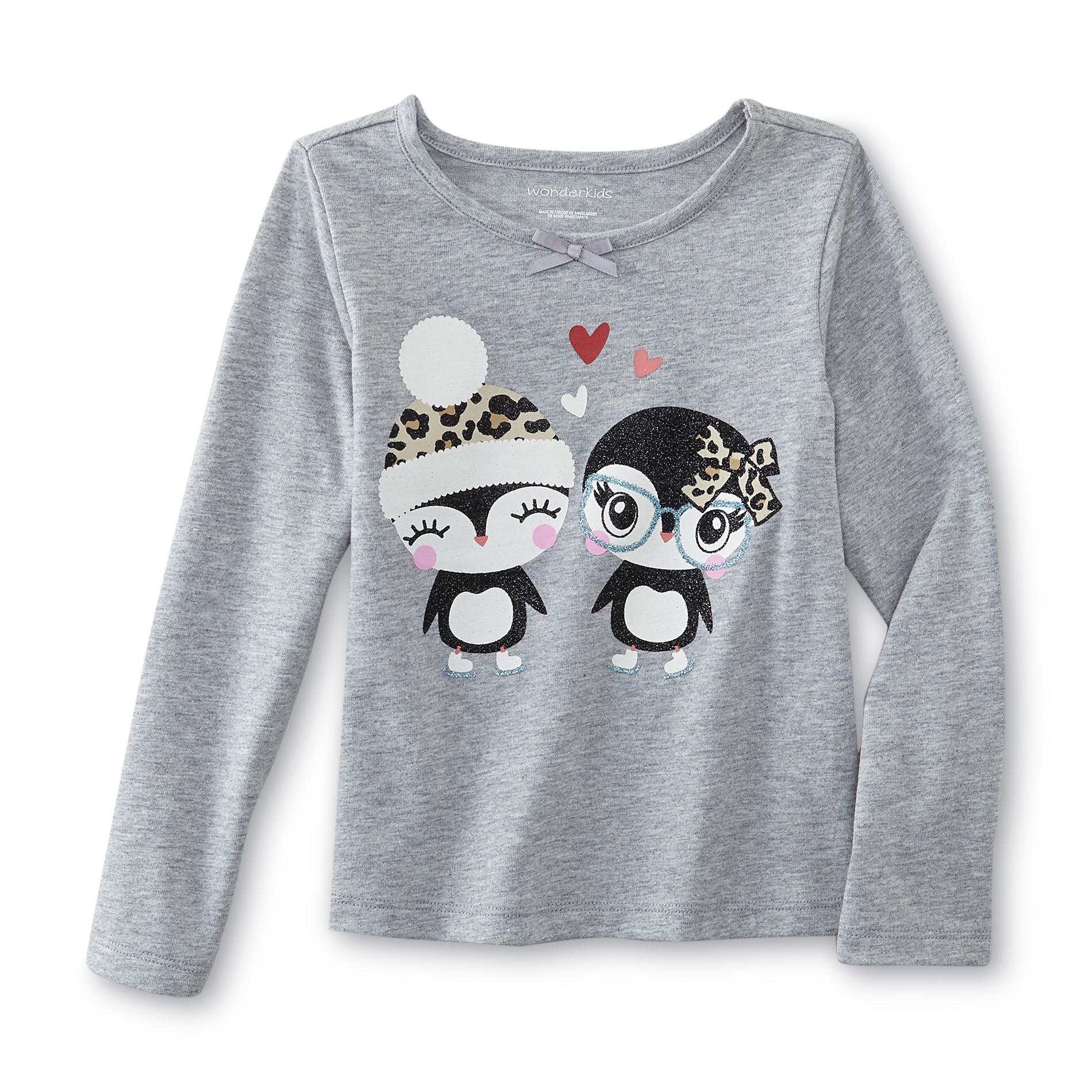 Infant & Toddler Girl's Graphic T-Shirt - Penguins