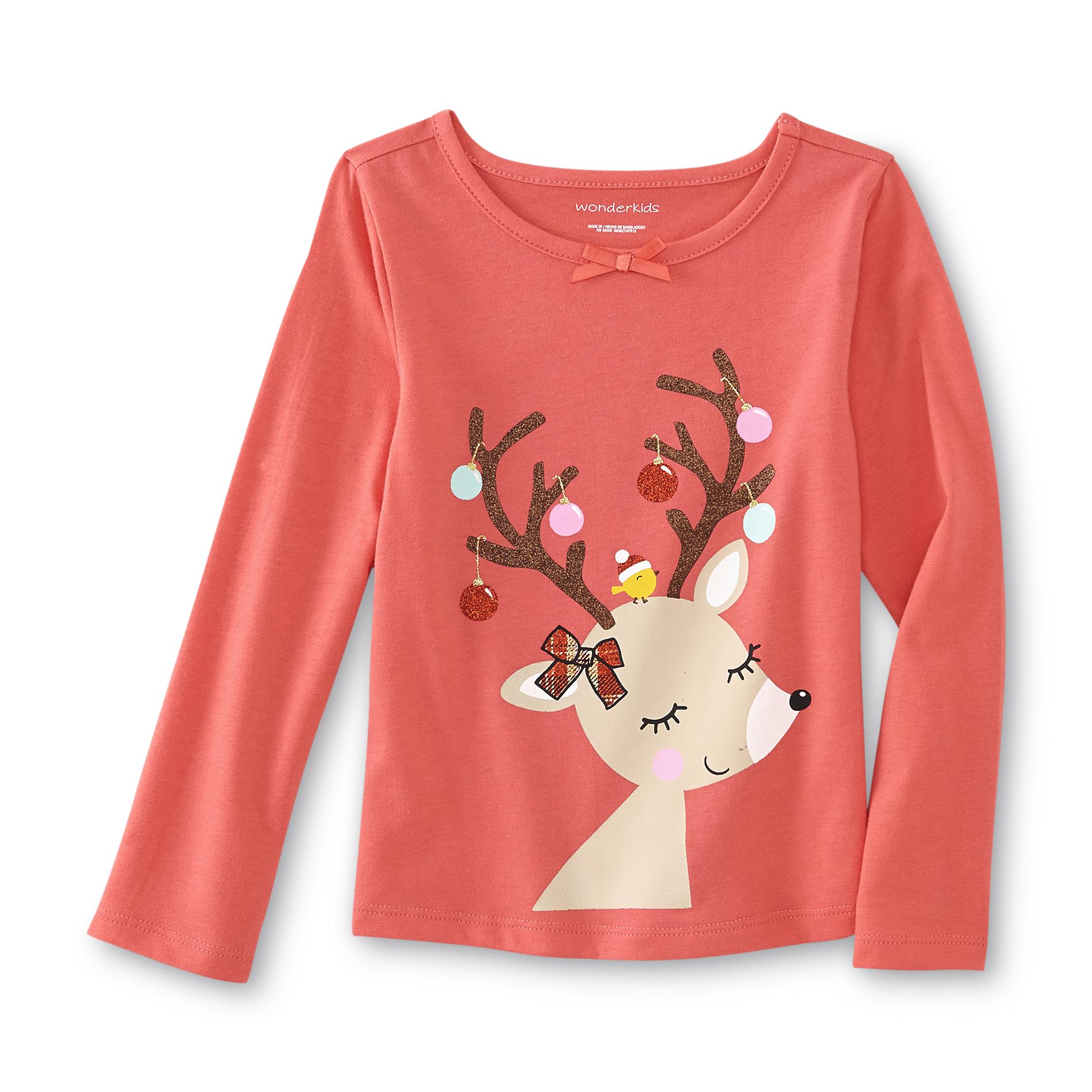 Infant & Toddler Girl's Graphic T-Shirt - Reindeer
