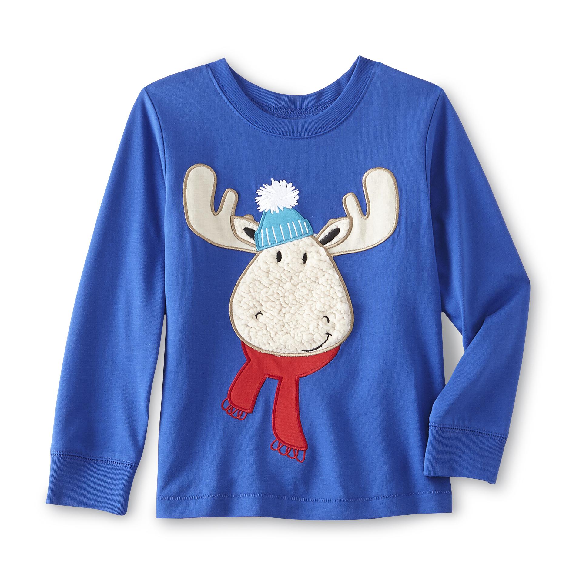 Infant & Toddler Boy's Graphic T-Shirt - Fuzzy Moose
