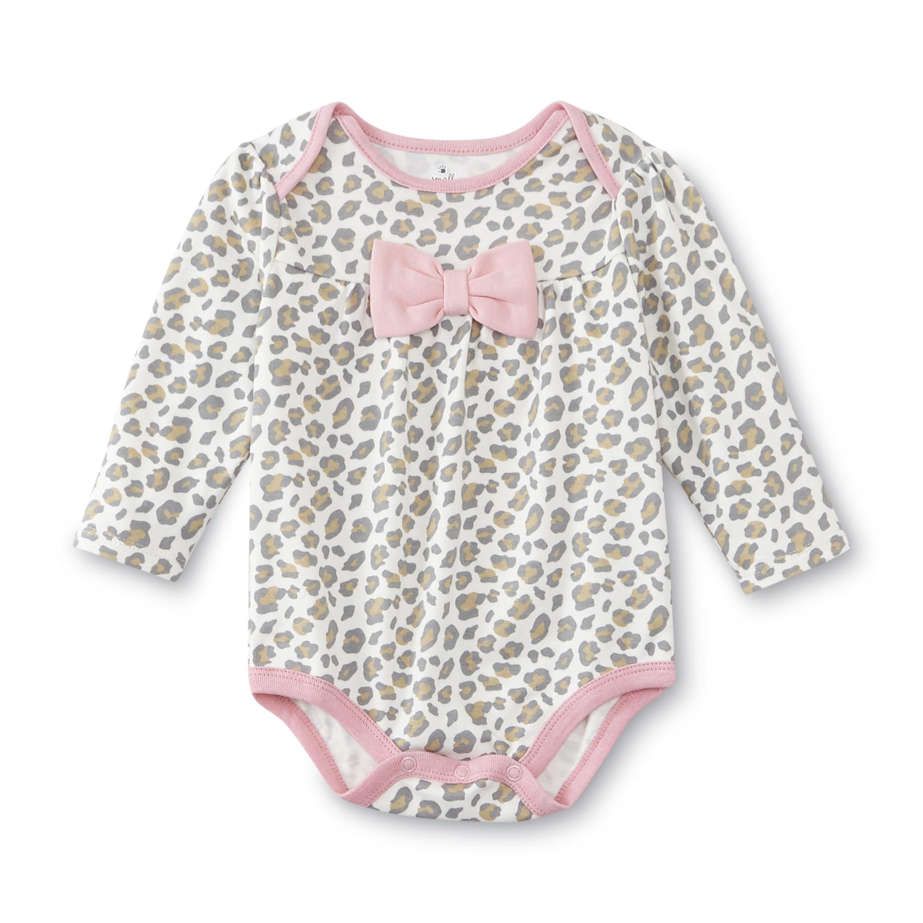 Newborn & Infant Girl's Jersey Knit Bodysuit - Leopard