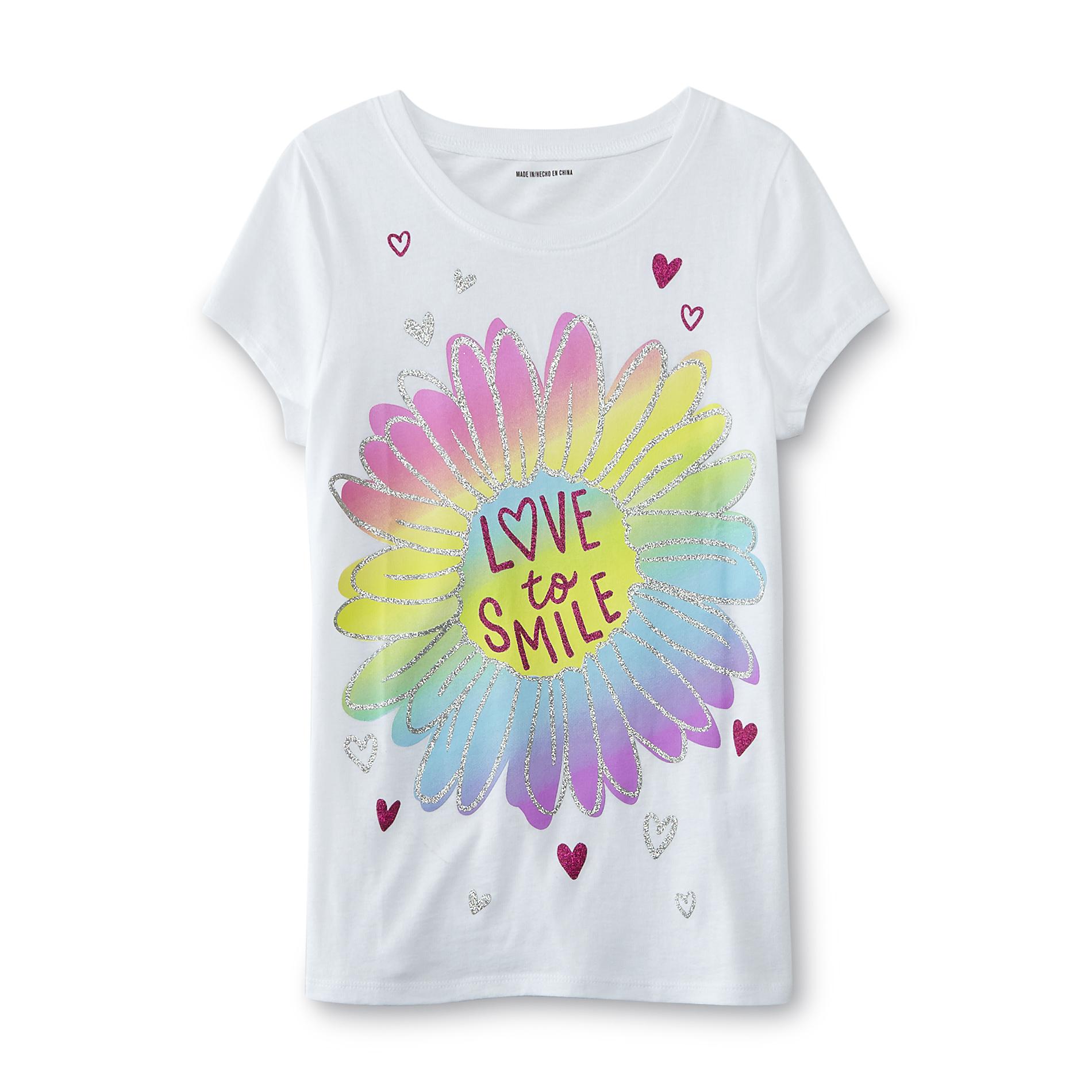 Girl's Graphic T-Shirt - Love to Smile