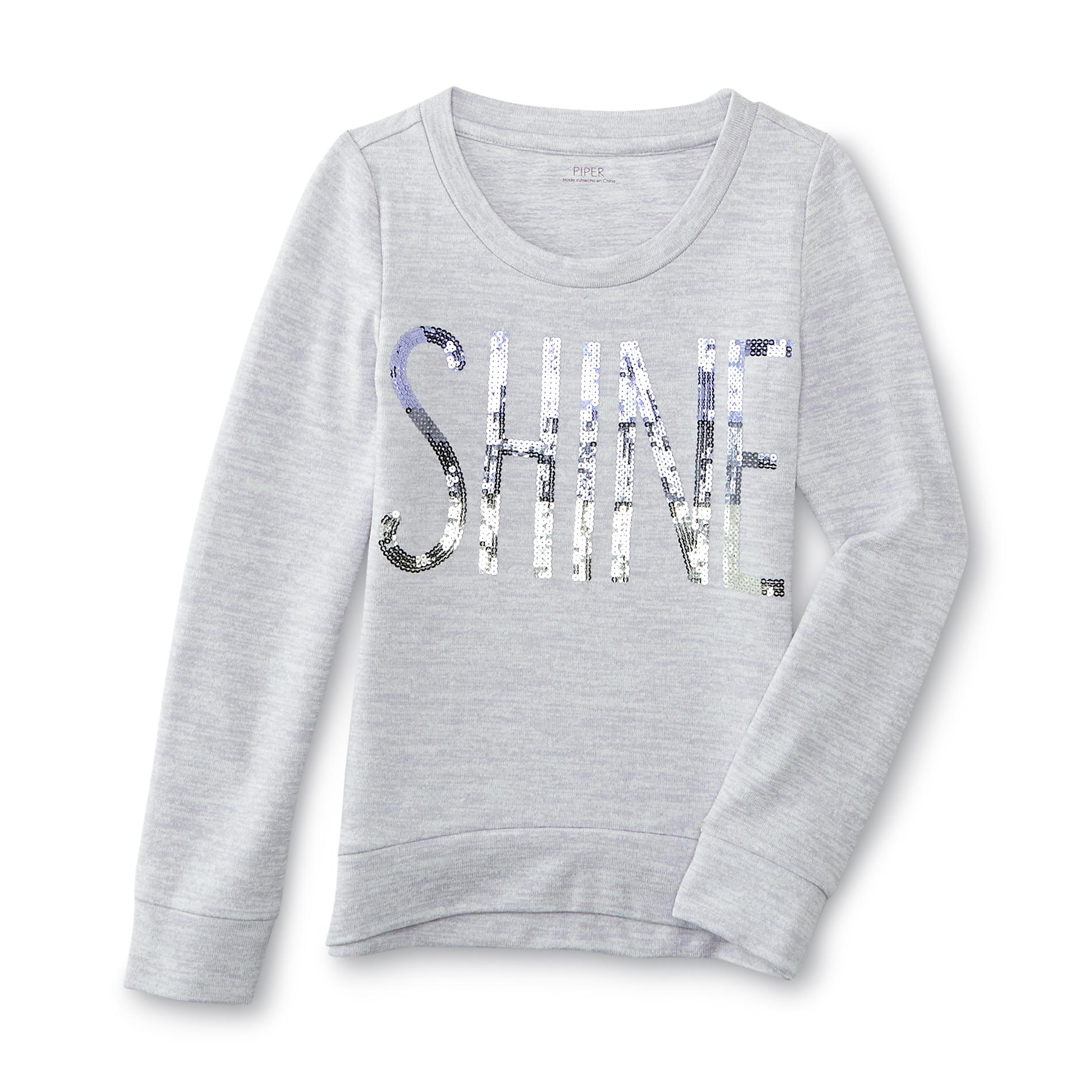 Girl's Hacci Knit Sweater - Shine