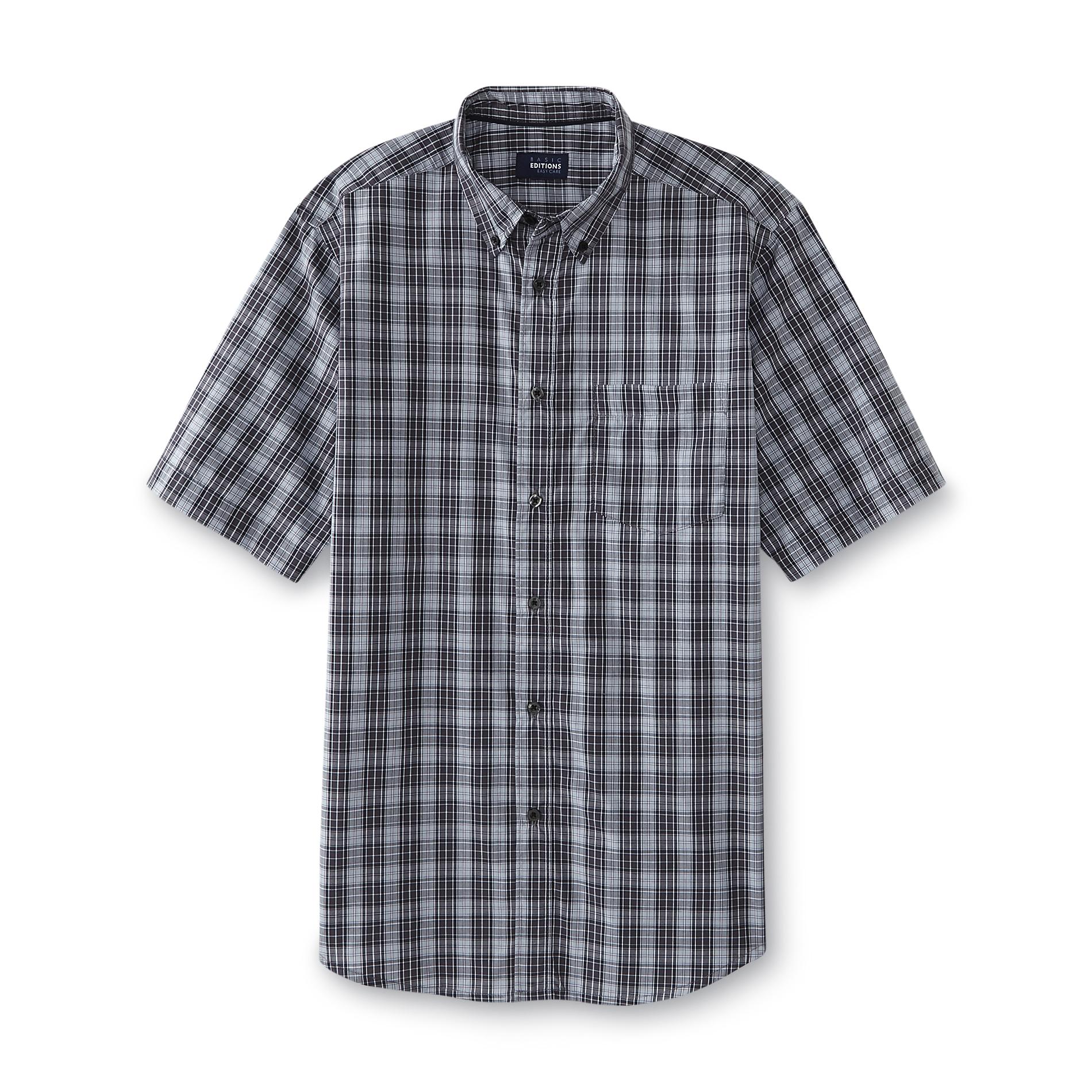 Men's Short-Sleeve Easy Care Shirt - Plaid