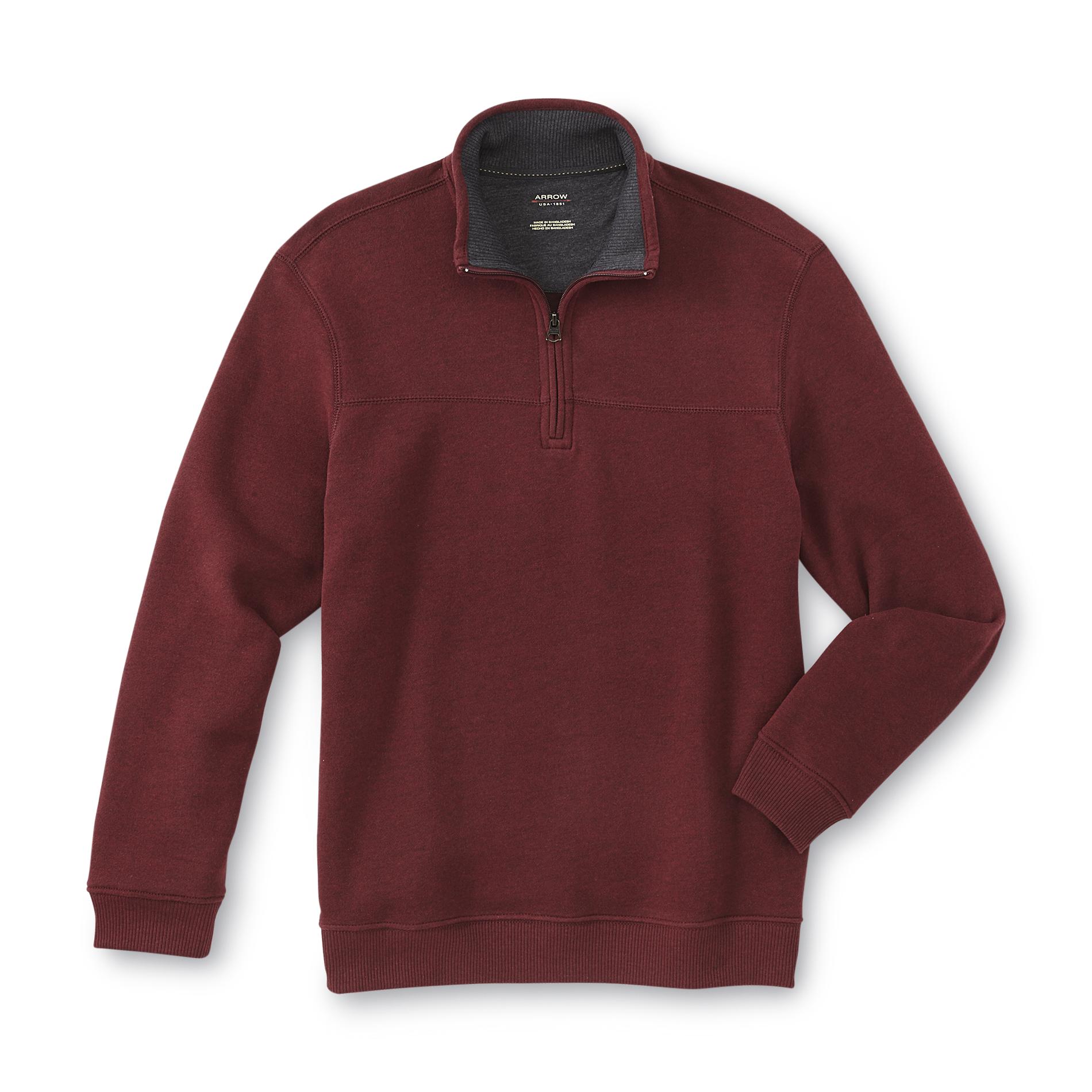 Arrow Men's QuarterZip FleeceLined Sweatshirt Shop Your Way Online