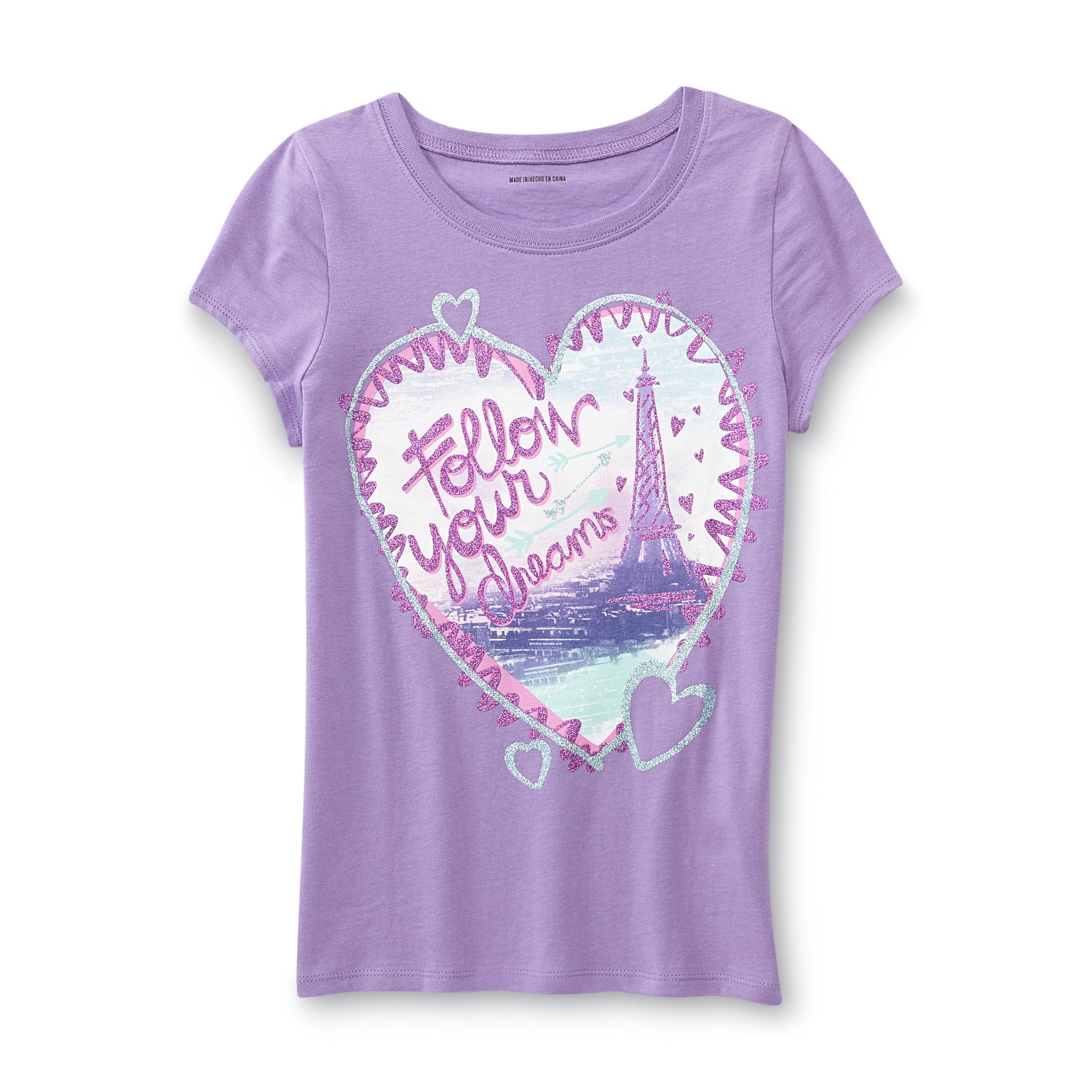 Girl's Graphic T-Shirt - Follow Your Dreams