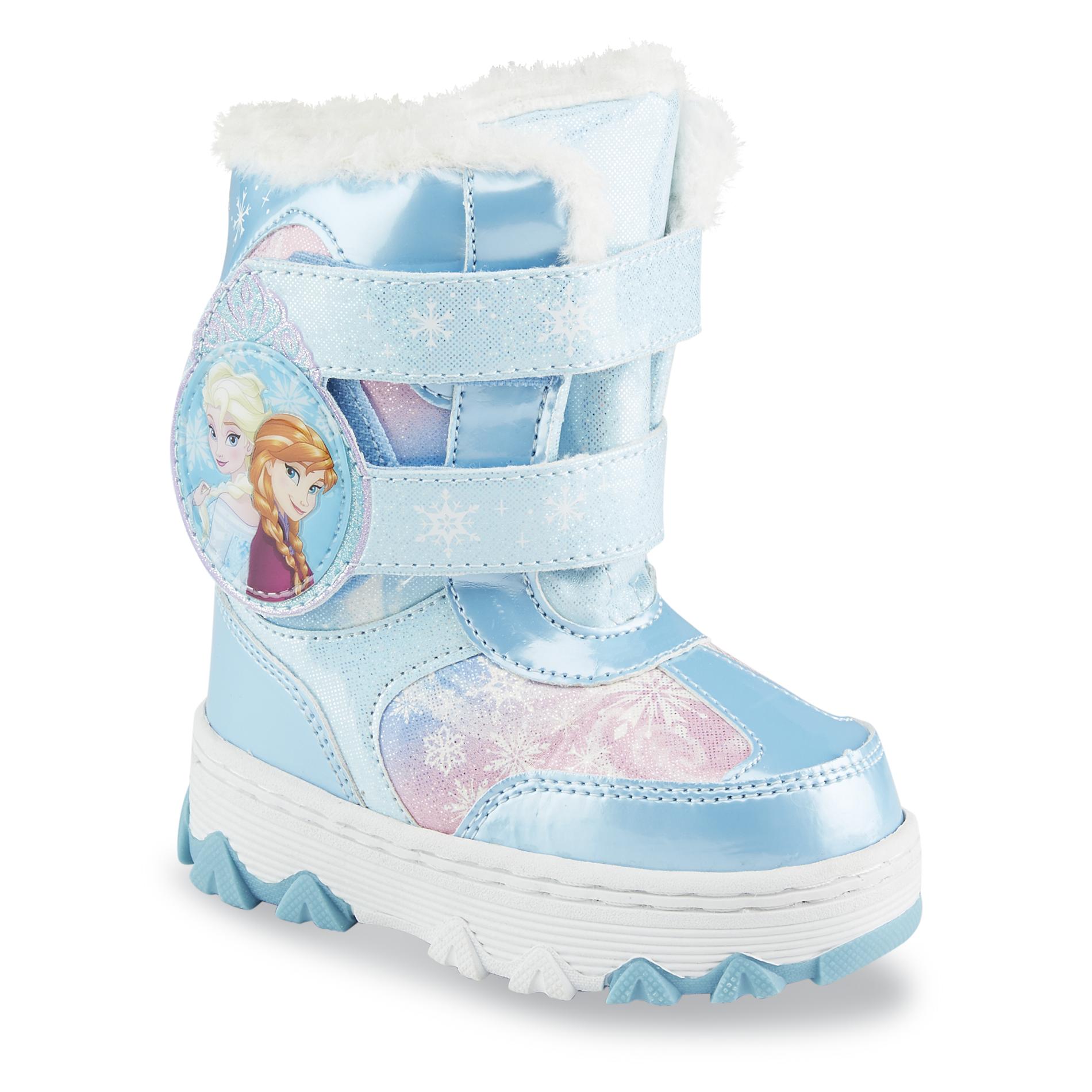 Disney Toddler Girl's Frozen Faux Fur Snow Boot Shoes