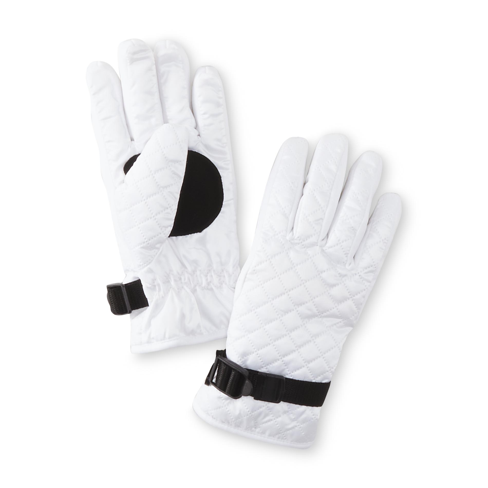 Women's Quilted Ski Gloves