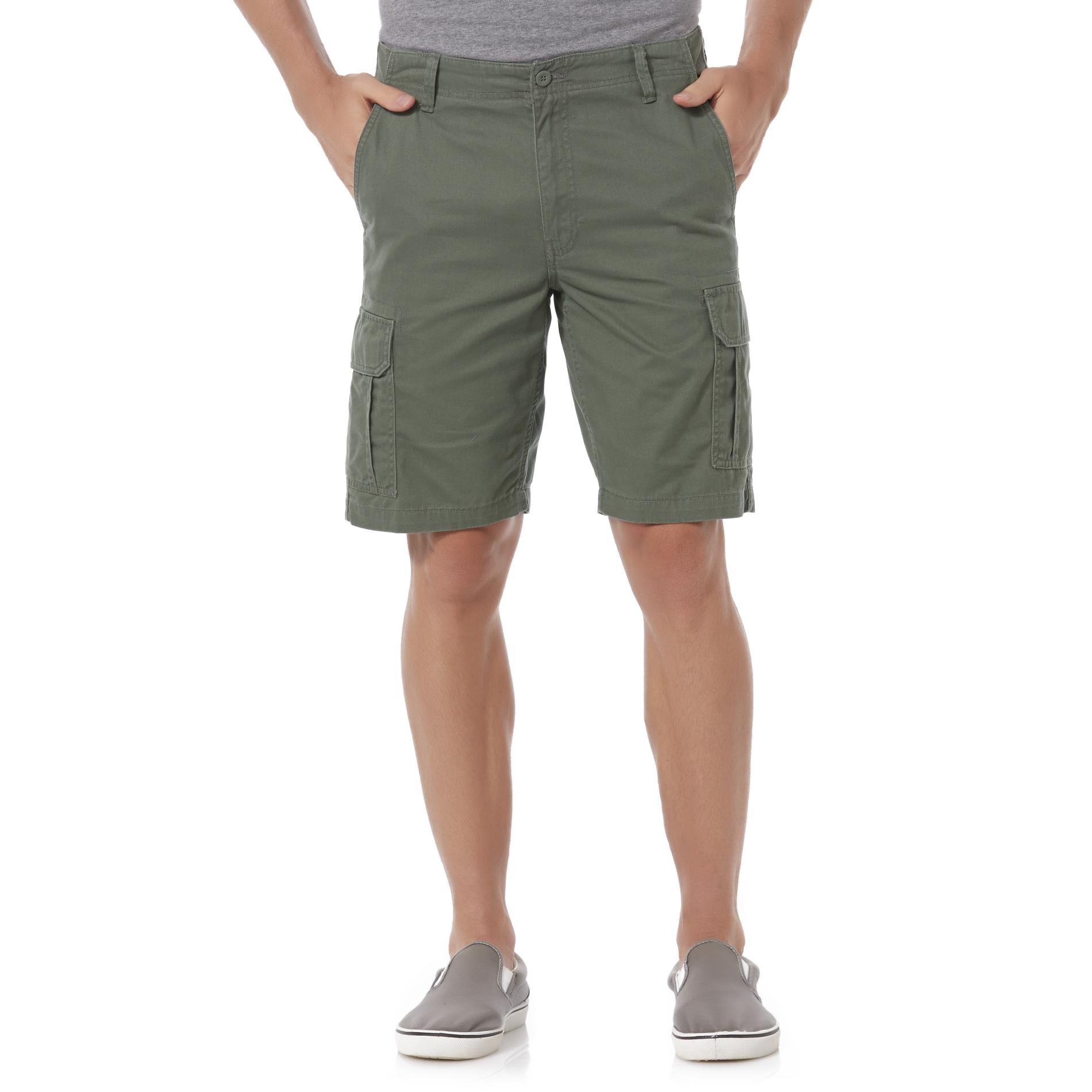 Basic Editions Men's Twill Cargo Shorts Shop Your Way Online