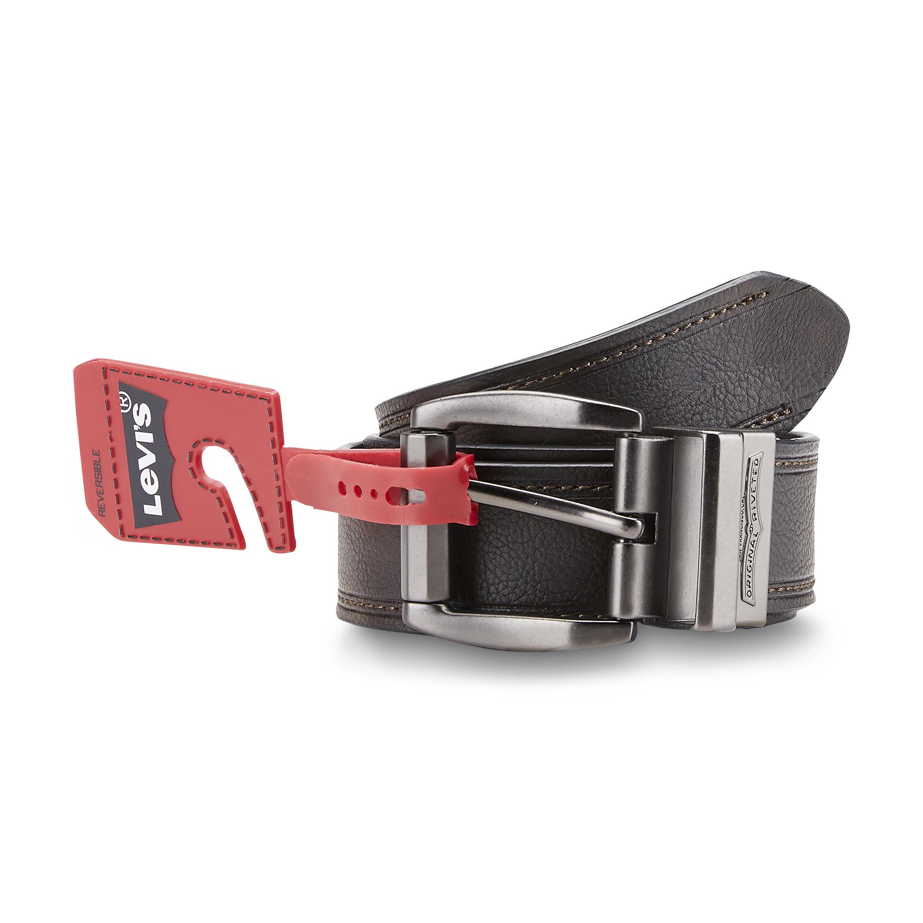 levi's men's casual leather belt