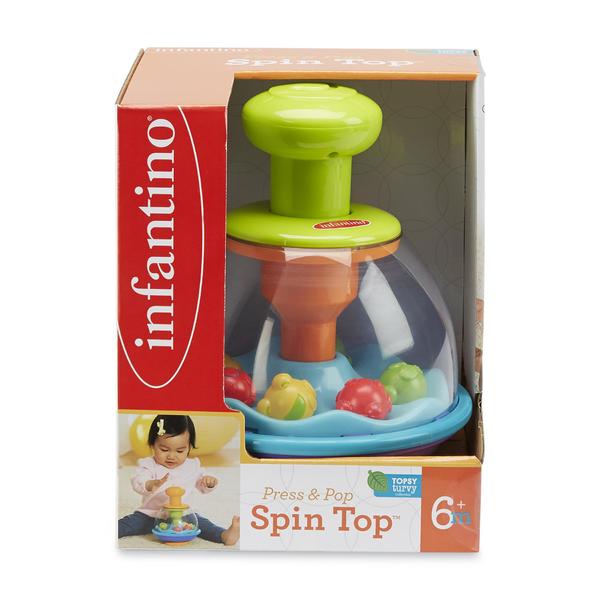 Infantino Infant's Press & Pop Spin Top Baby Baby Gear Baby Toys