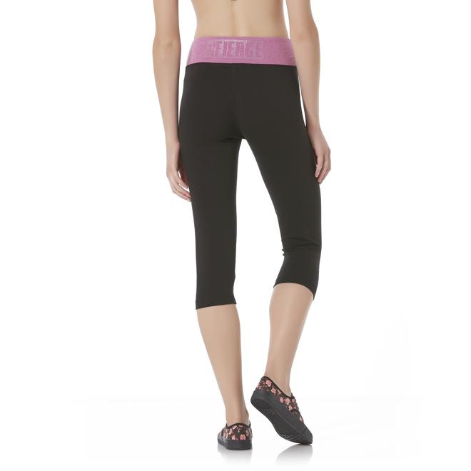 Bongo Junior's Cropped Yoga Pants Fierce Clothing, Shoes & Jewelry Clothing Juniors