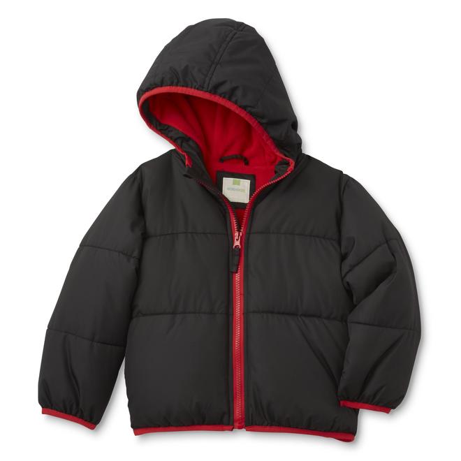 WonderKids Infant & Toddler Boys' Puffer Jacket Colorblock