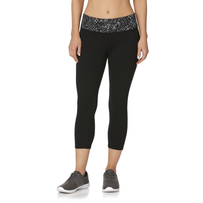 Everlast® Women's Athletic Capri Leggings Snakeskin
