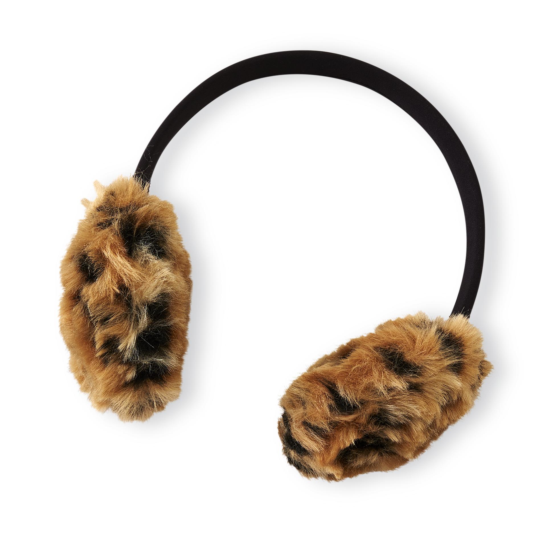 Fownes Fownes Women's Faux Fur Earmuffs - Cheetah Print