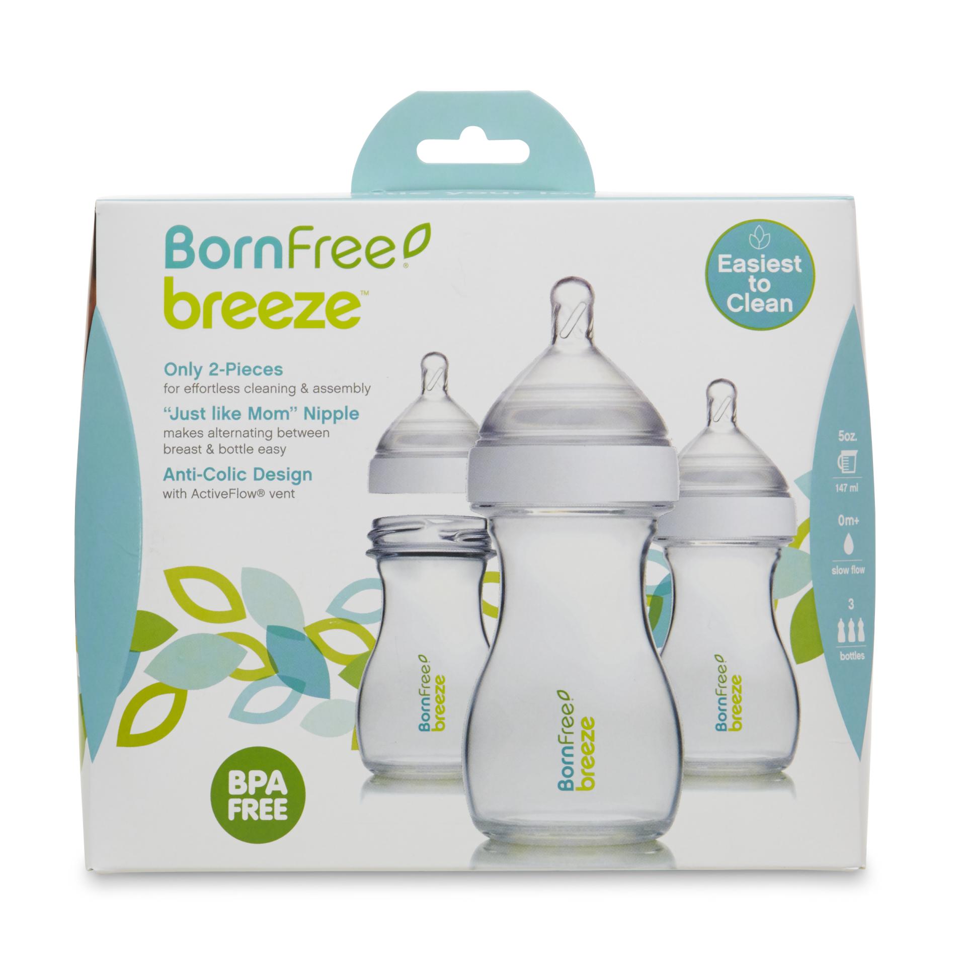 born free breeze plastic bottles