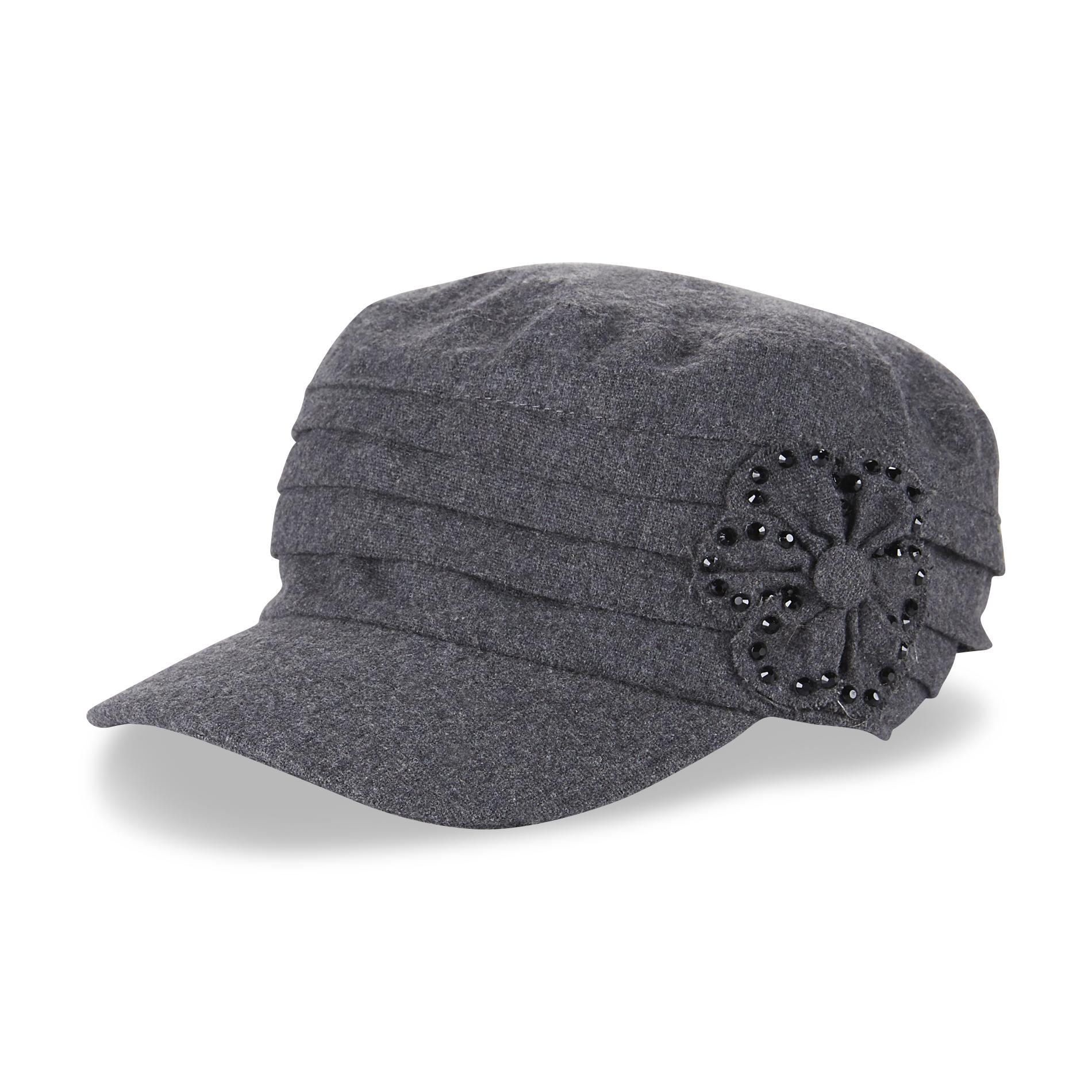 Women's Embellished Cadet Hat