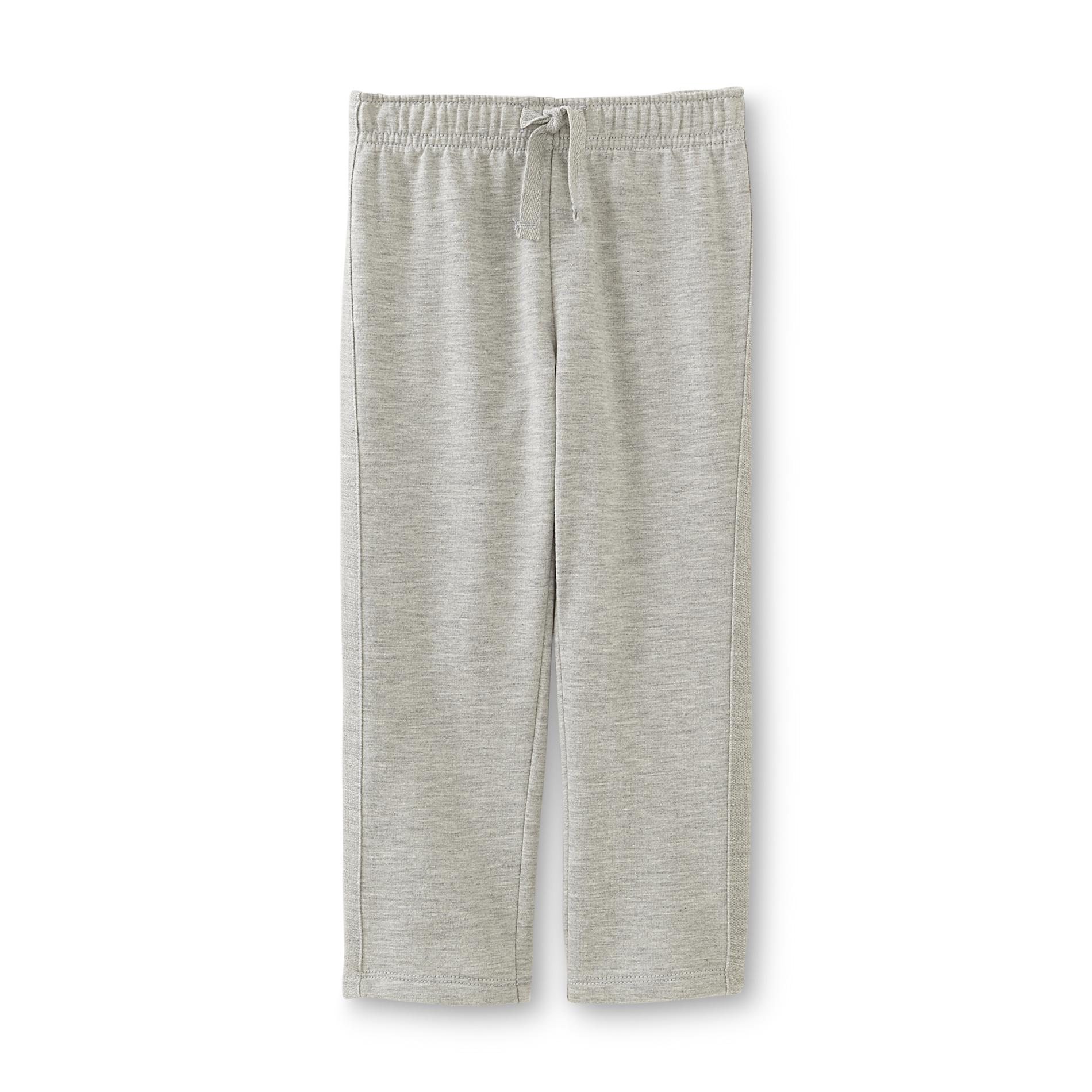 Infant & Toddler Girl's French Terry Pants - Heathered