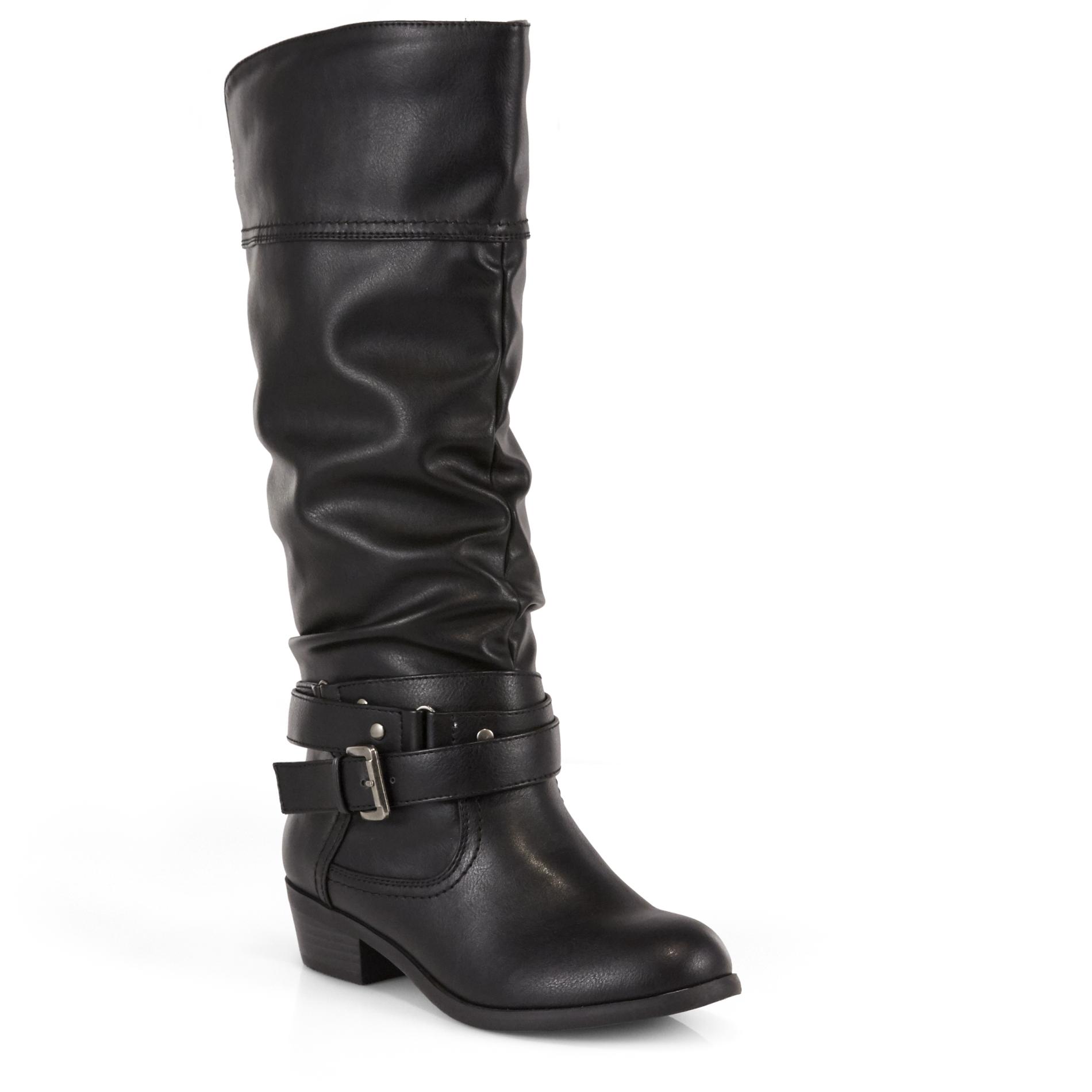 sears womens black boots