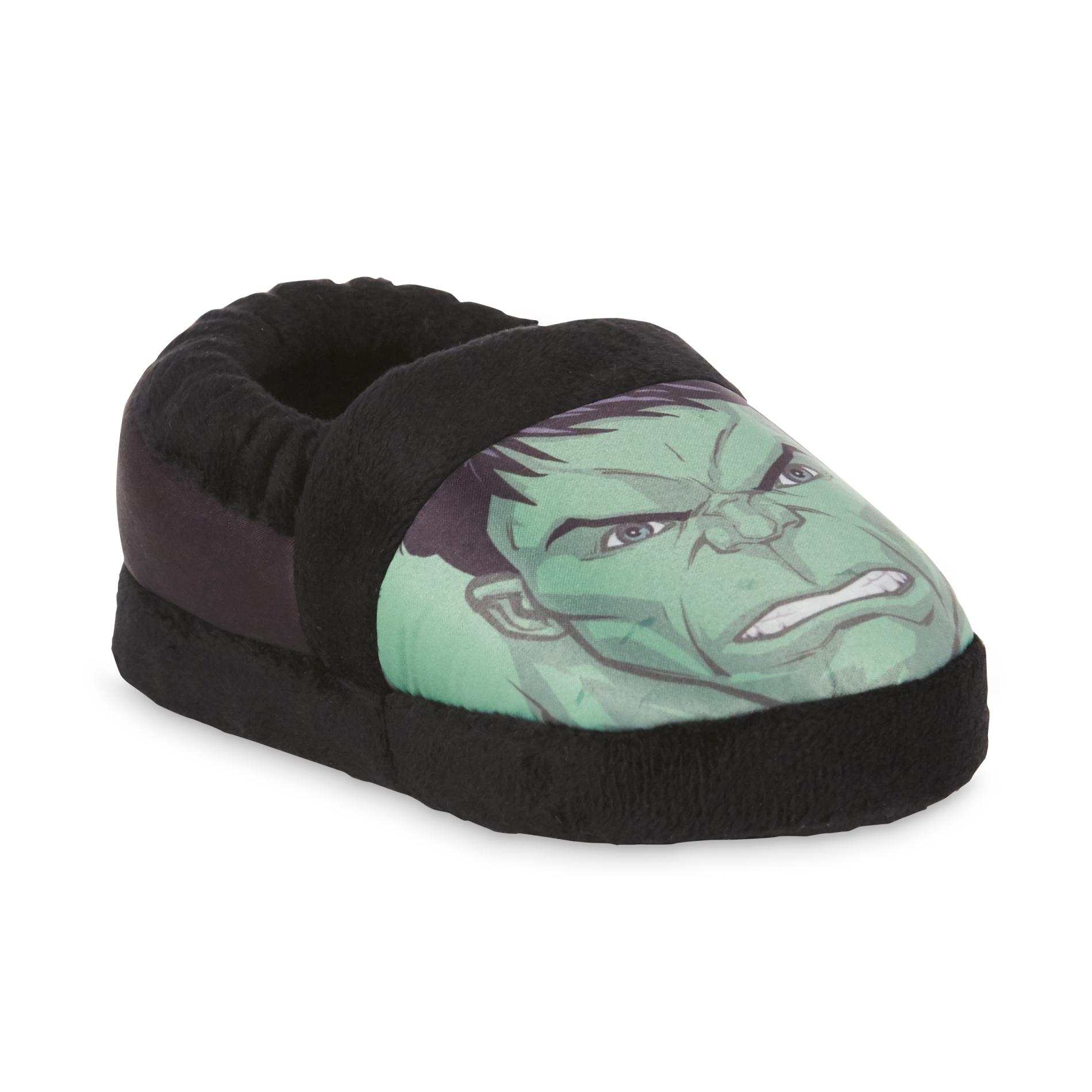 Marvel Toddler Boys' Incredible Hulk Green/Black Slipper Shop Your