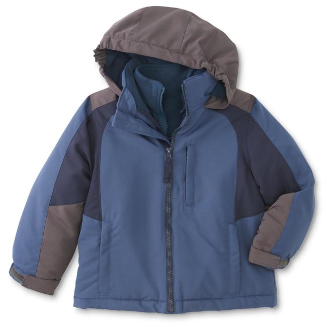 Roebuck & Co. Boys' 3in1 Jacket Colorblock