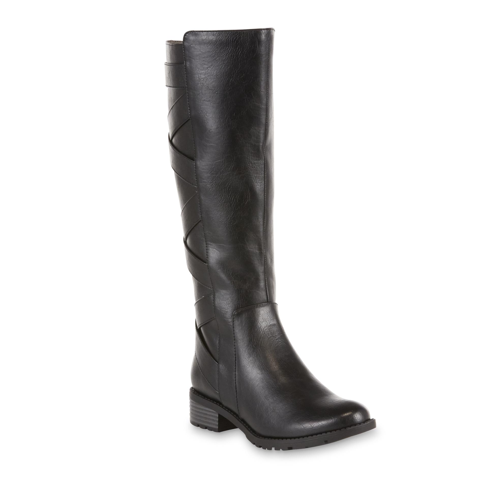sears womens black boots