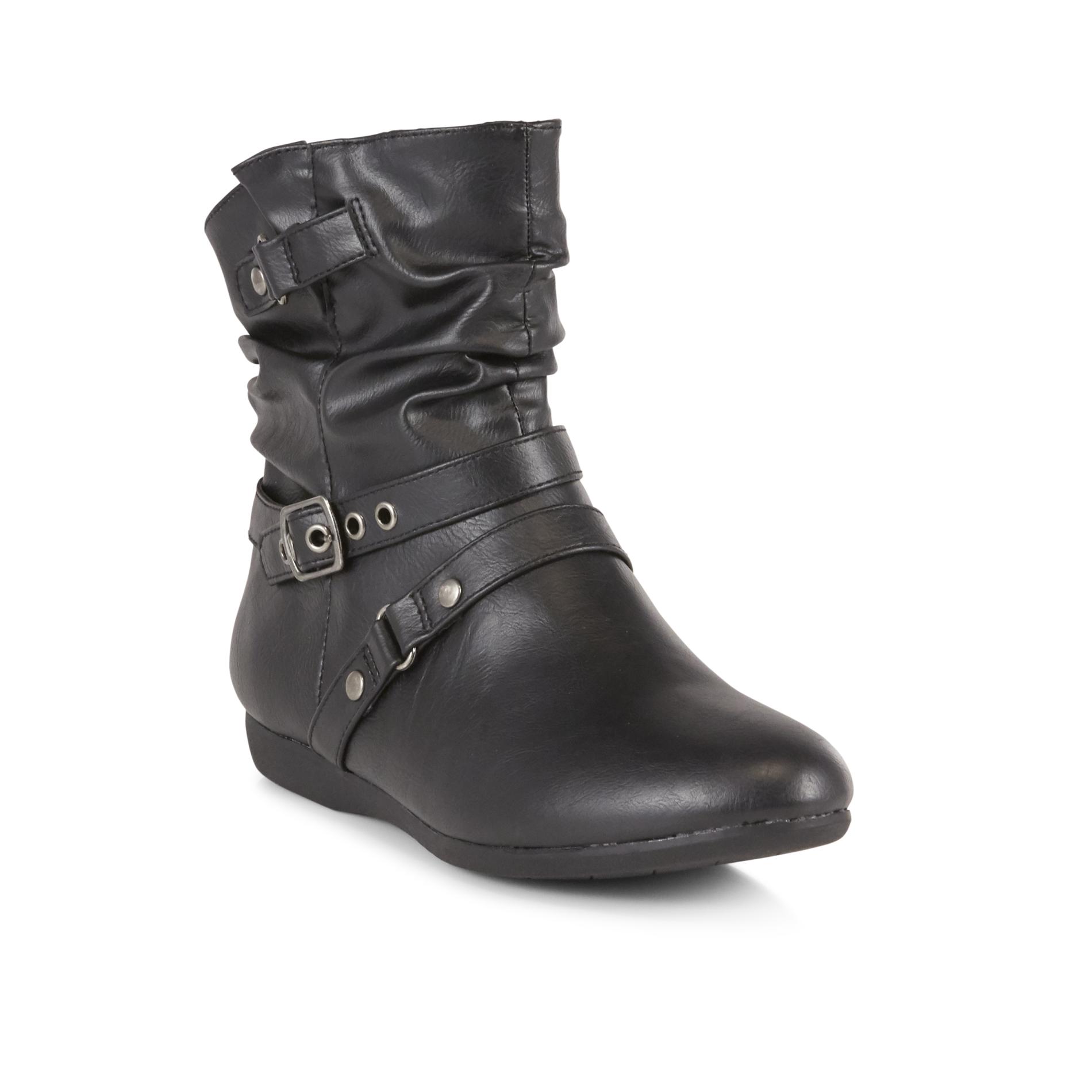 sears womens black boots