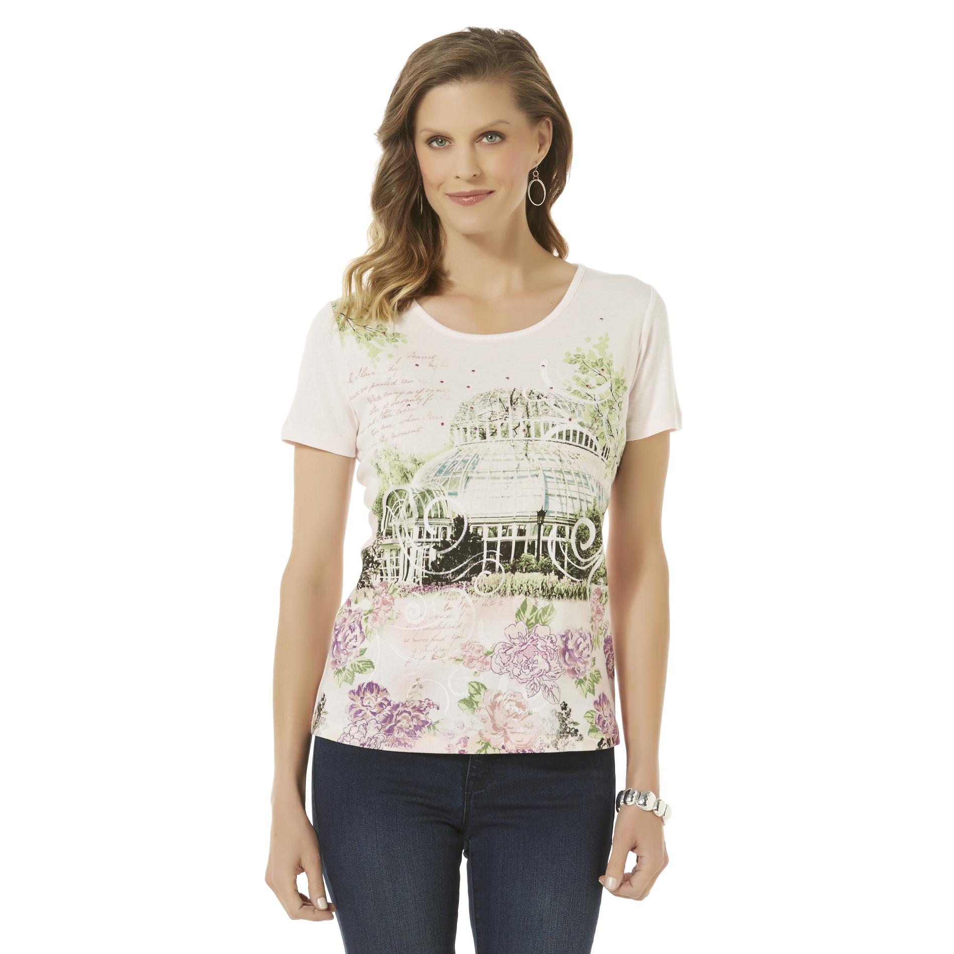 Women's Graphic T-Shirt - Floral