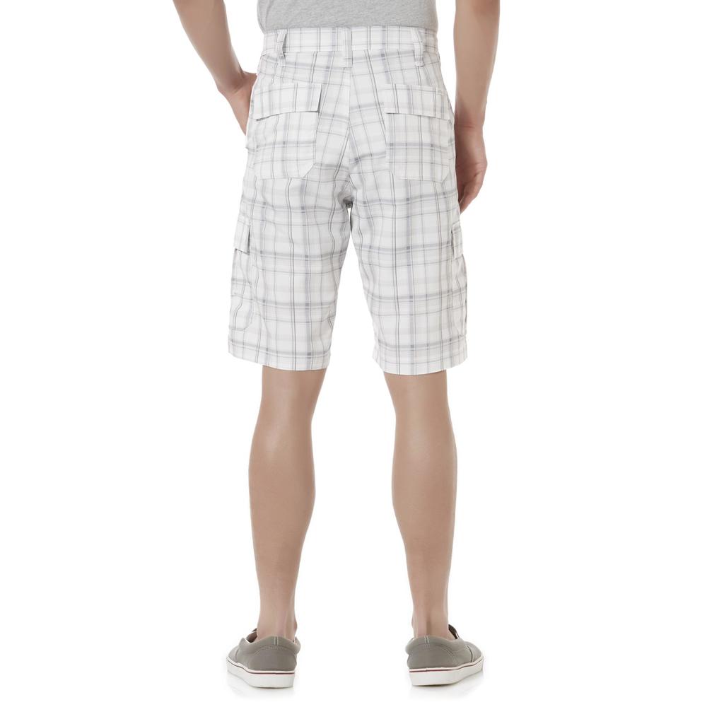 Men's Tech Cargo Shorts - Plaid