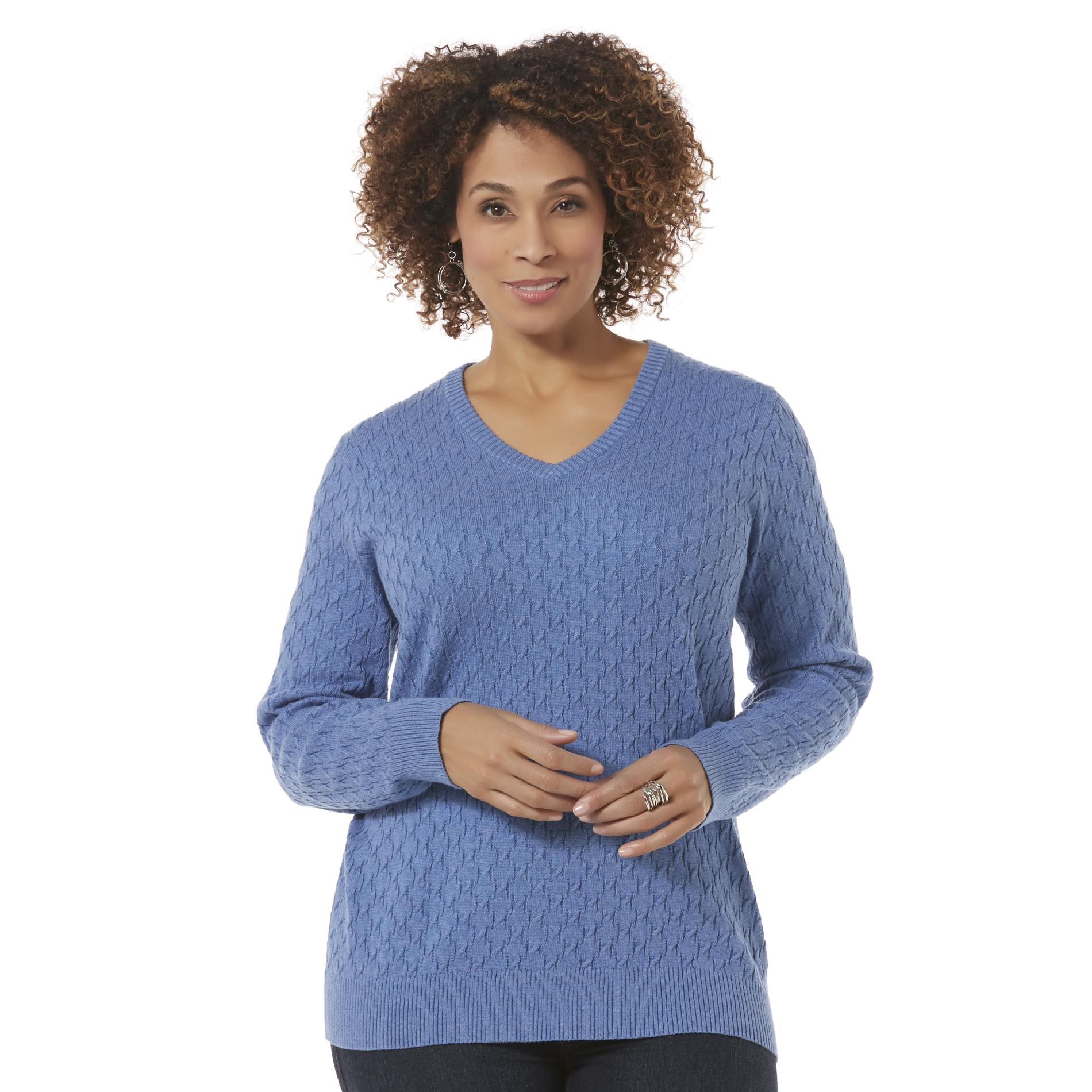 Women's Plus V-Neck Sweater