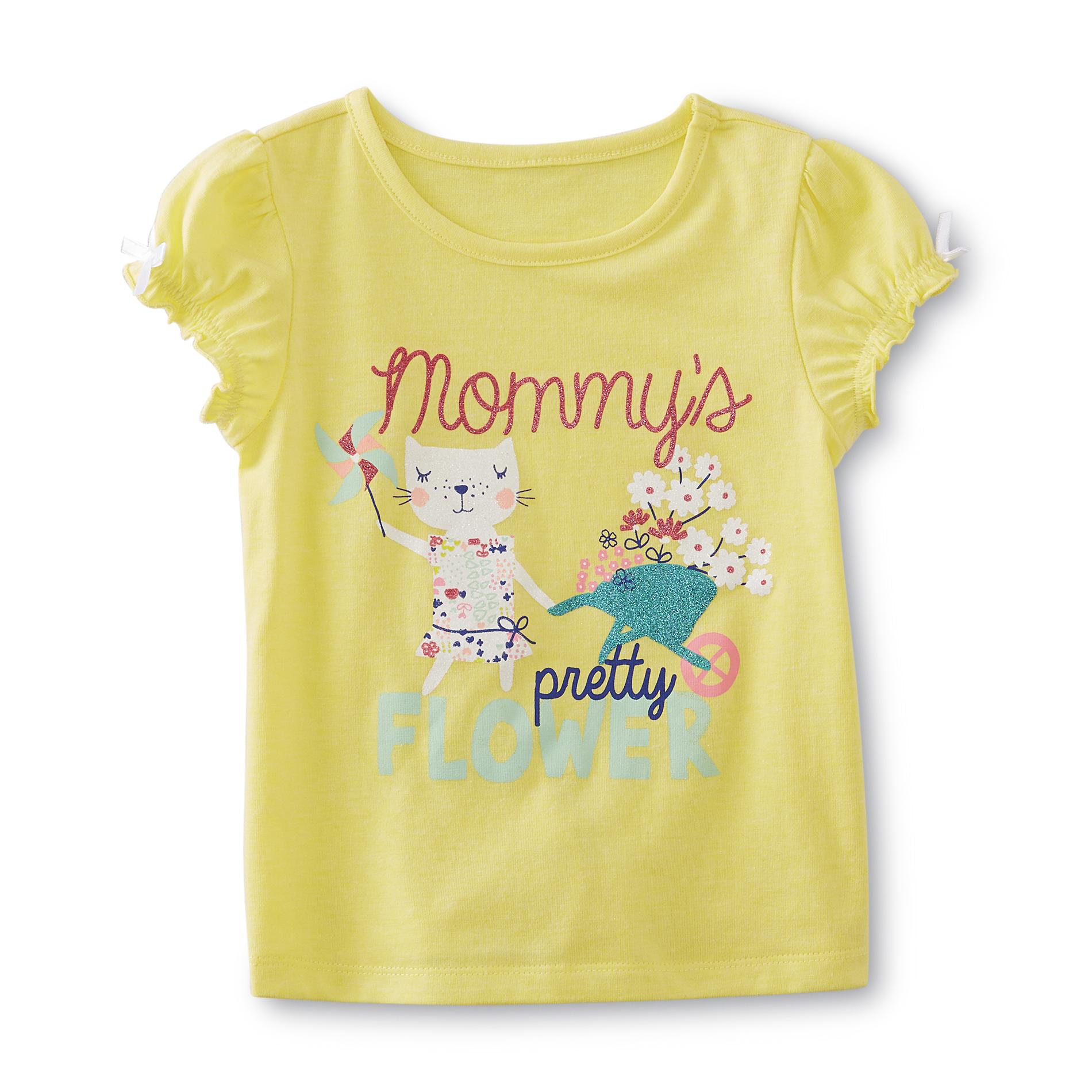 Infant & Toddler Girl's T-Shirt - Mommy's Pretty Flower