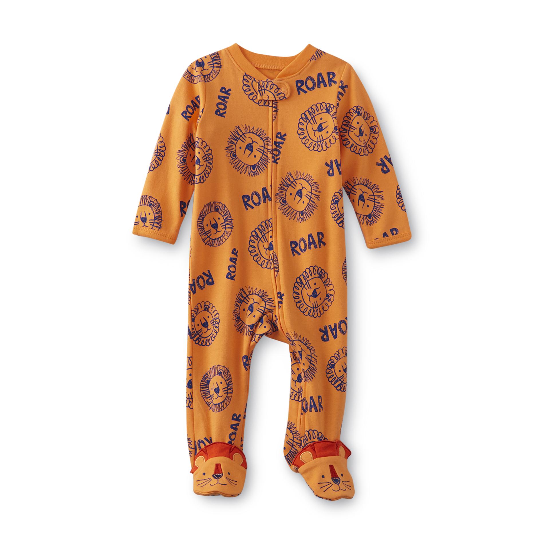 Newborn Boy's Sleeper Pajamas - Lion