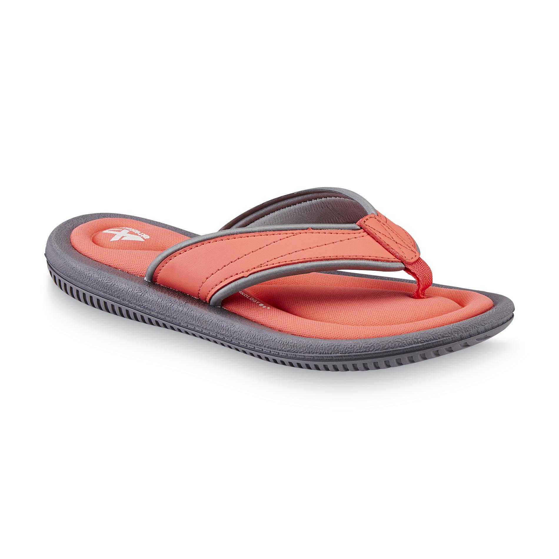athletech women's flip flops