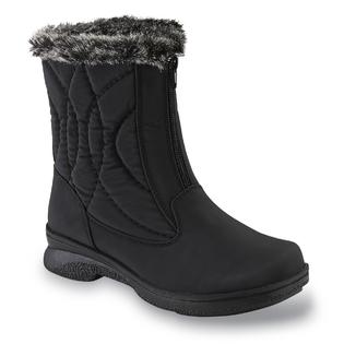 Athletech Women&#39;s Quade Black Winter Boot - Wide Width Available - Clothing, Shoes & Jewelry ...