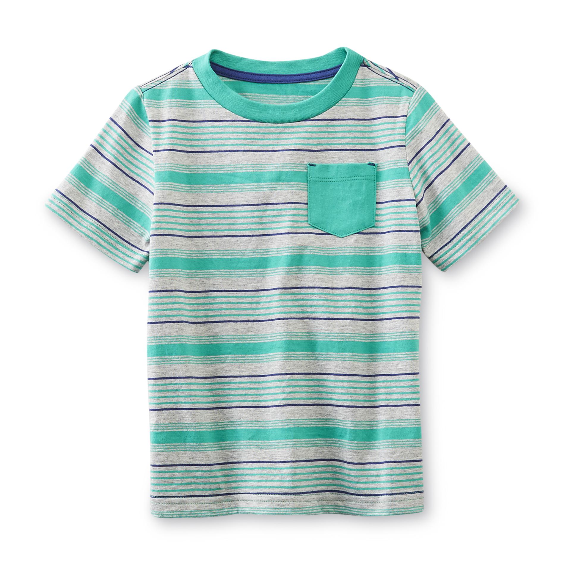 Infant & Toddler Boy's Pocket T-Shirt - Striped