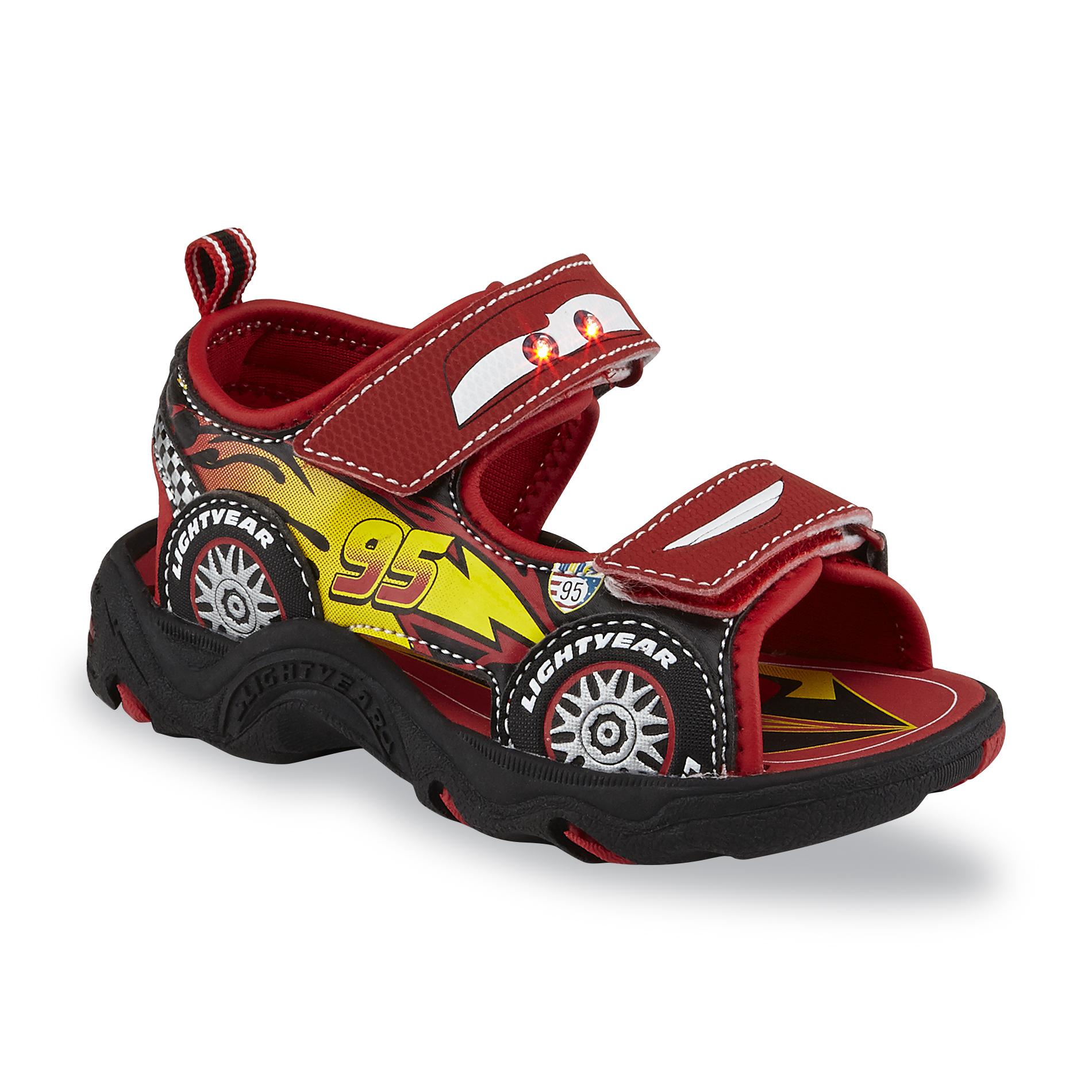 Disney Toddler Boy's Cars Red Light-Up Sandal | Shop Your ...