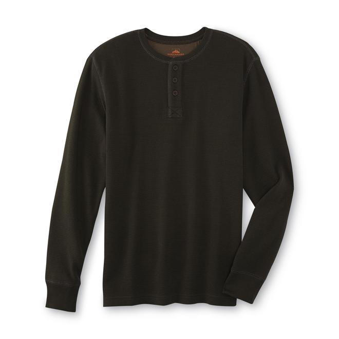 Northwest Territory Men's Big & Tall Thermal Henley Shirt Clothing