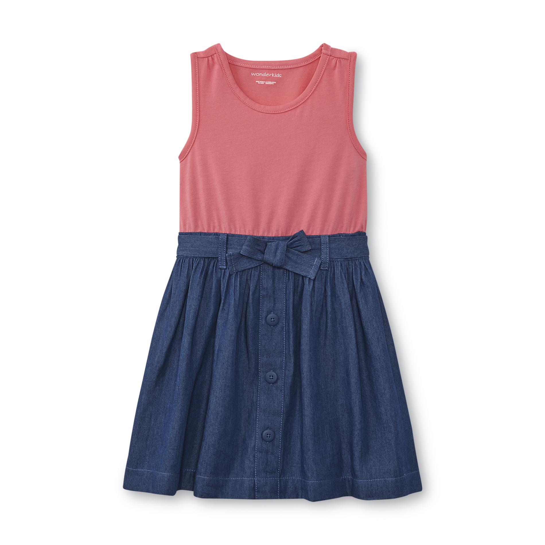 Infant & Toddler Girl's Tank Dress - Chambray