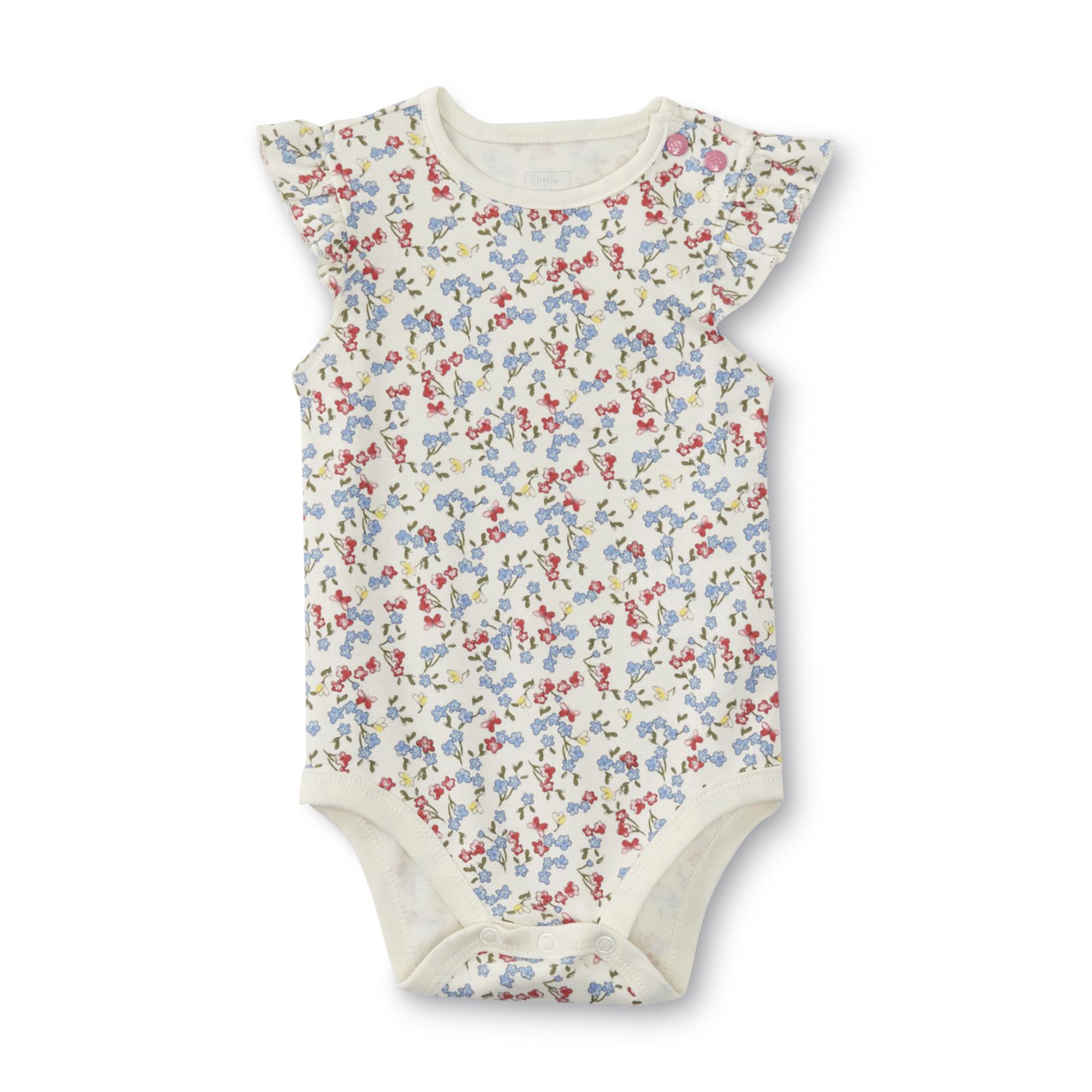 Newborn & Infant Girl's Sleeveless Bodysuit - Floral