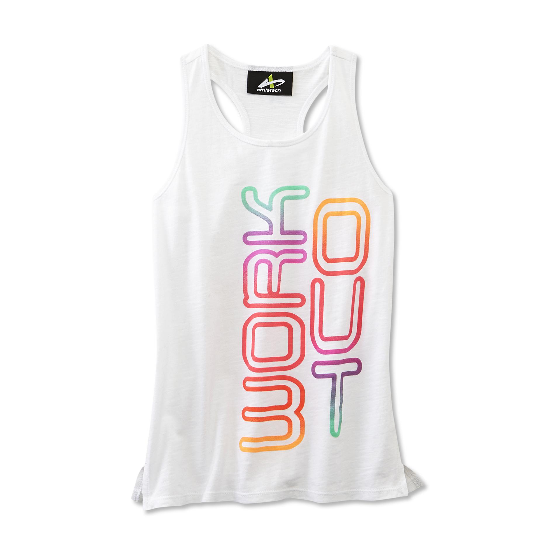 Girl's Graphic Tank Top - Work Out