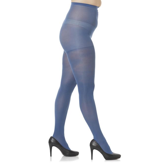 Studio S Women's Plus Opaque Tights