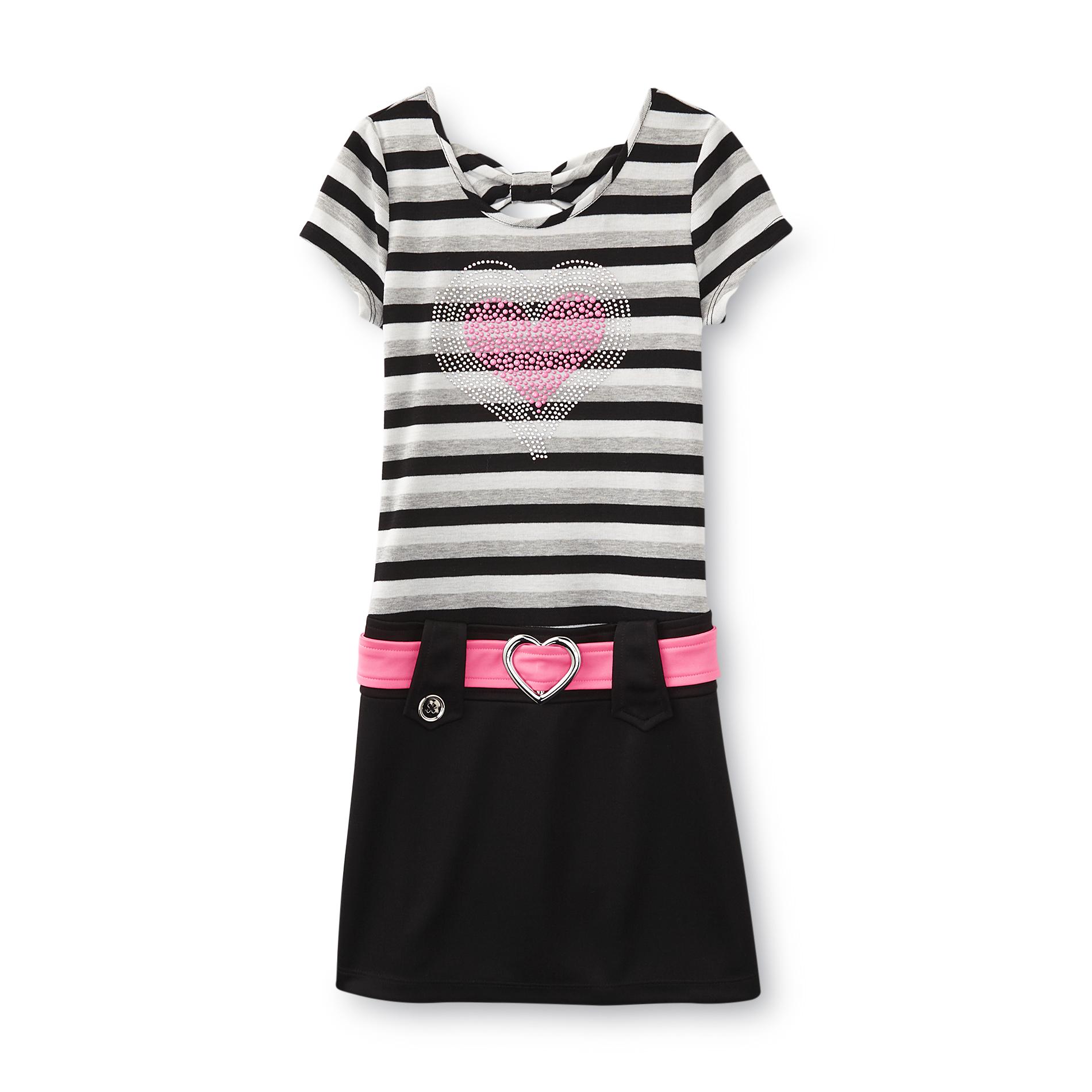 Girl's Marsha Dress - Striped