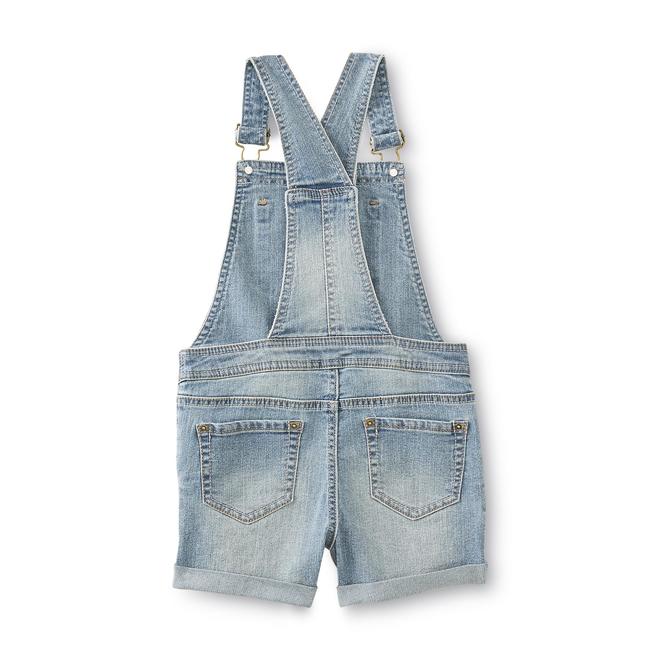 Route 66 Girl's Denim Overall Shorts Kmart