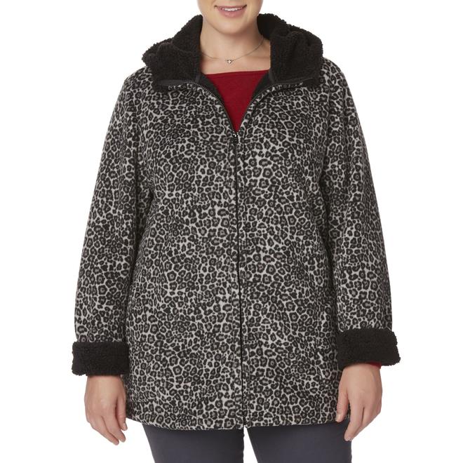 plus leopard jacket