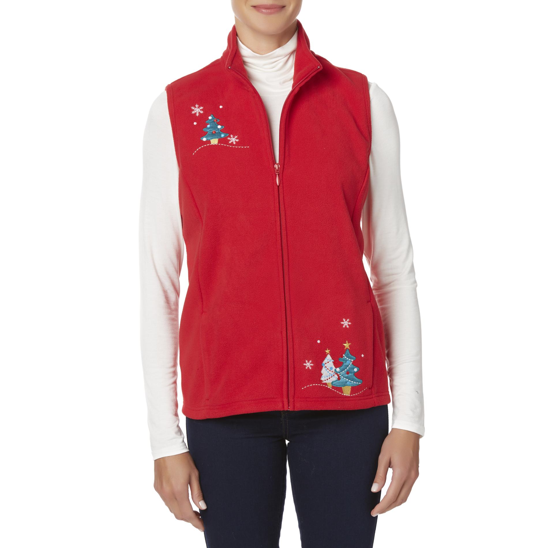 womens holiday vests