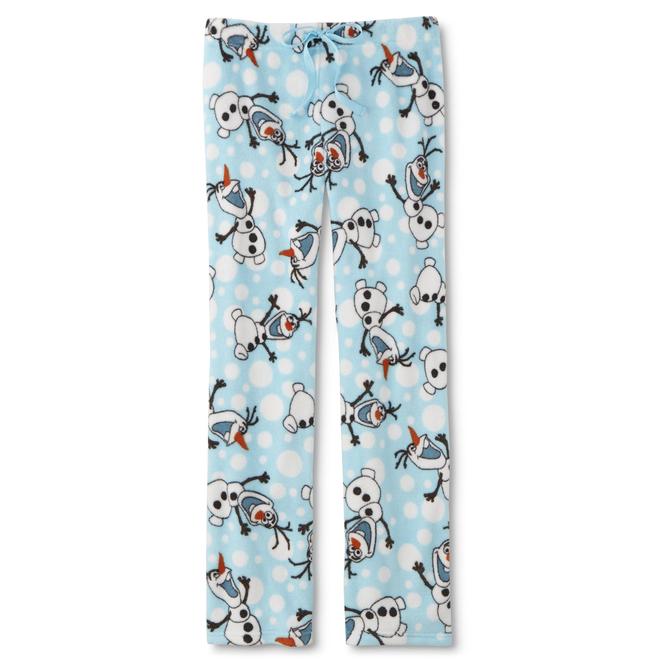 Disney Frozen Women's Plush Pajama Pants Olaf