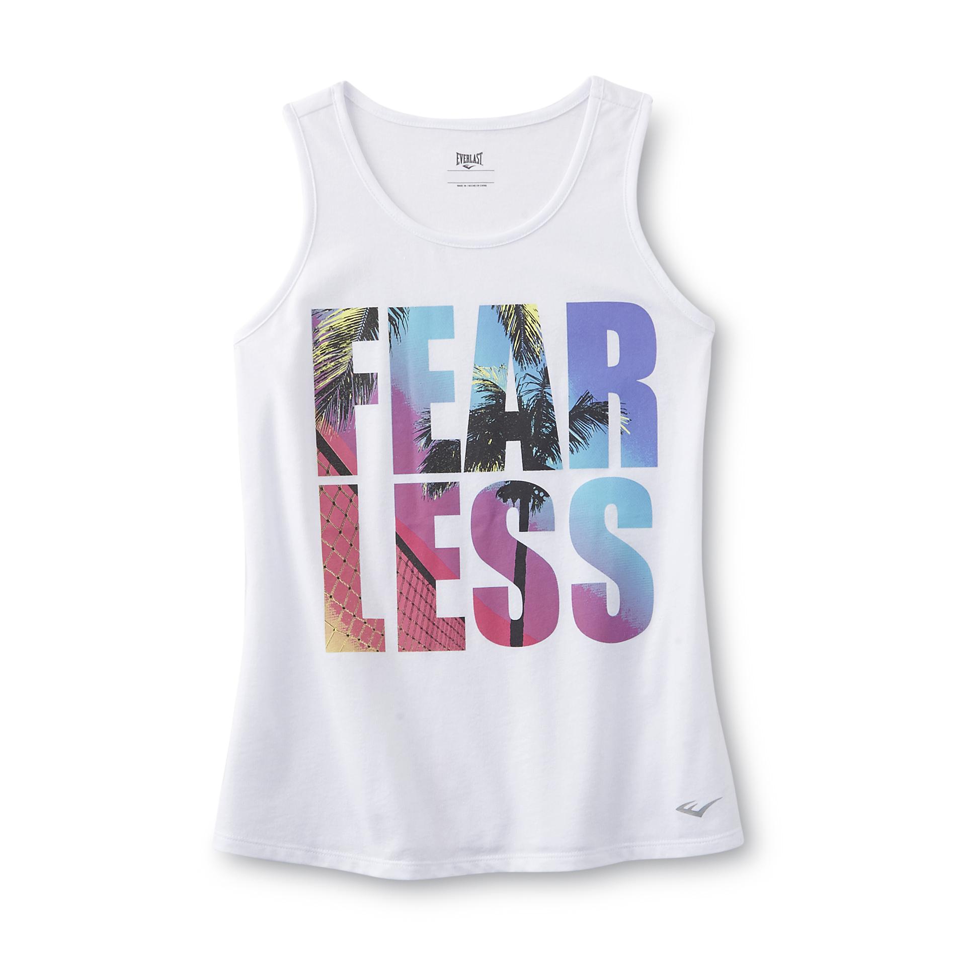 Girl's Graphic Tank Top - Fearless