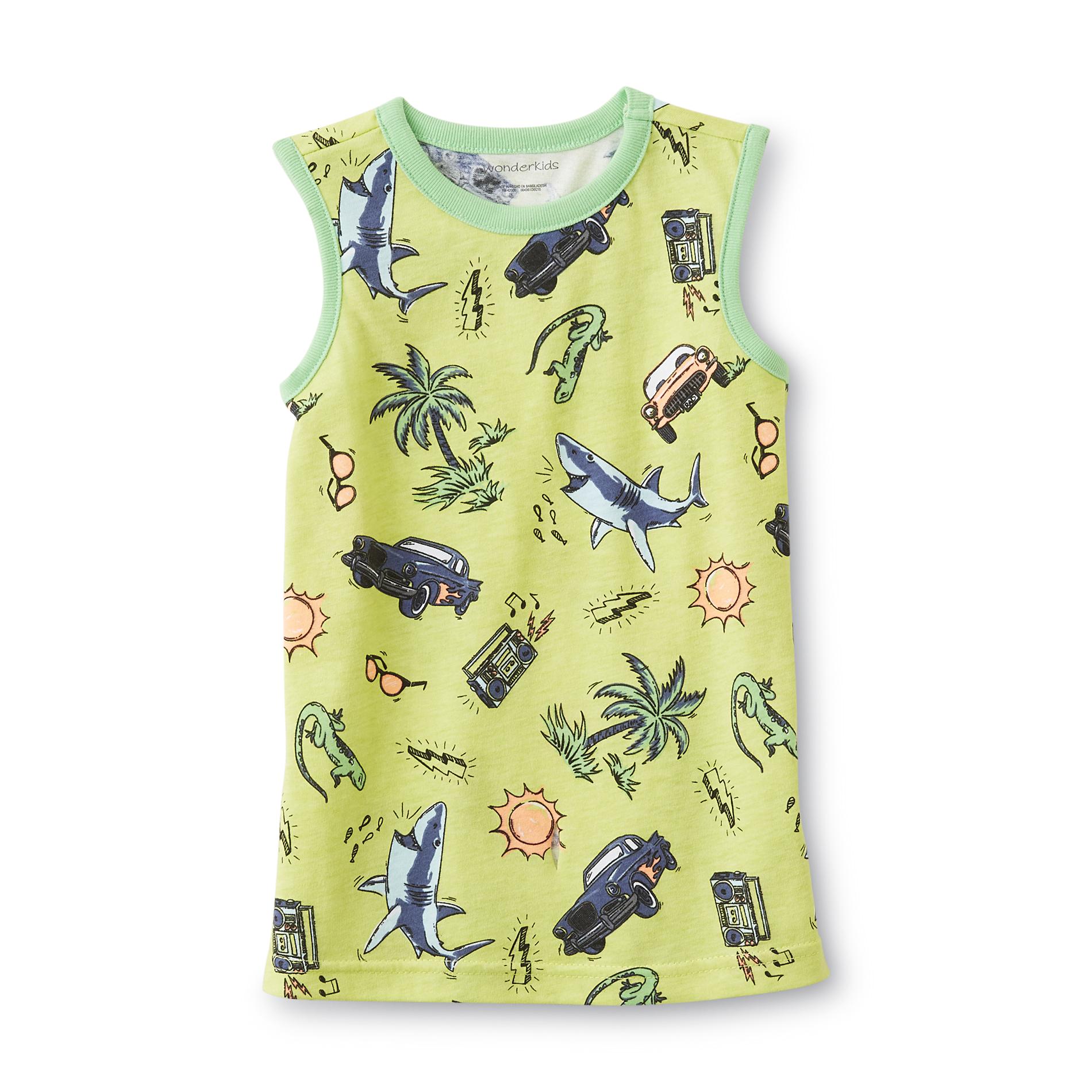 Infant & Toddler Boy's Sleeveless Shirt - Tropical
